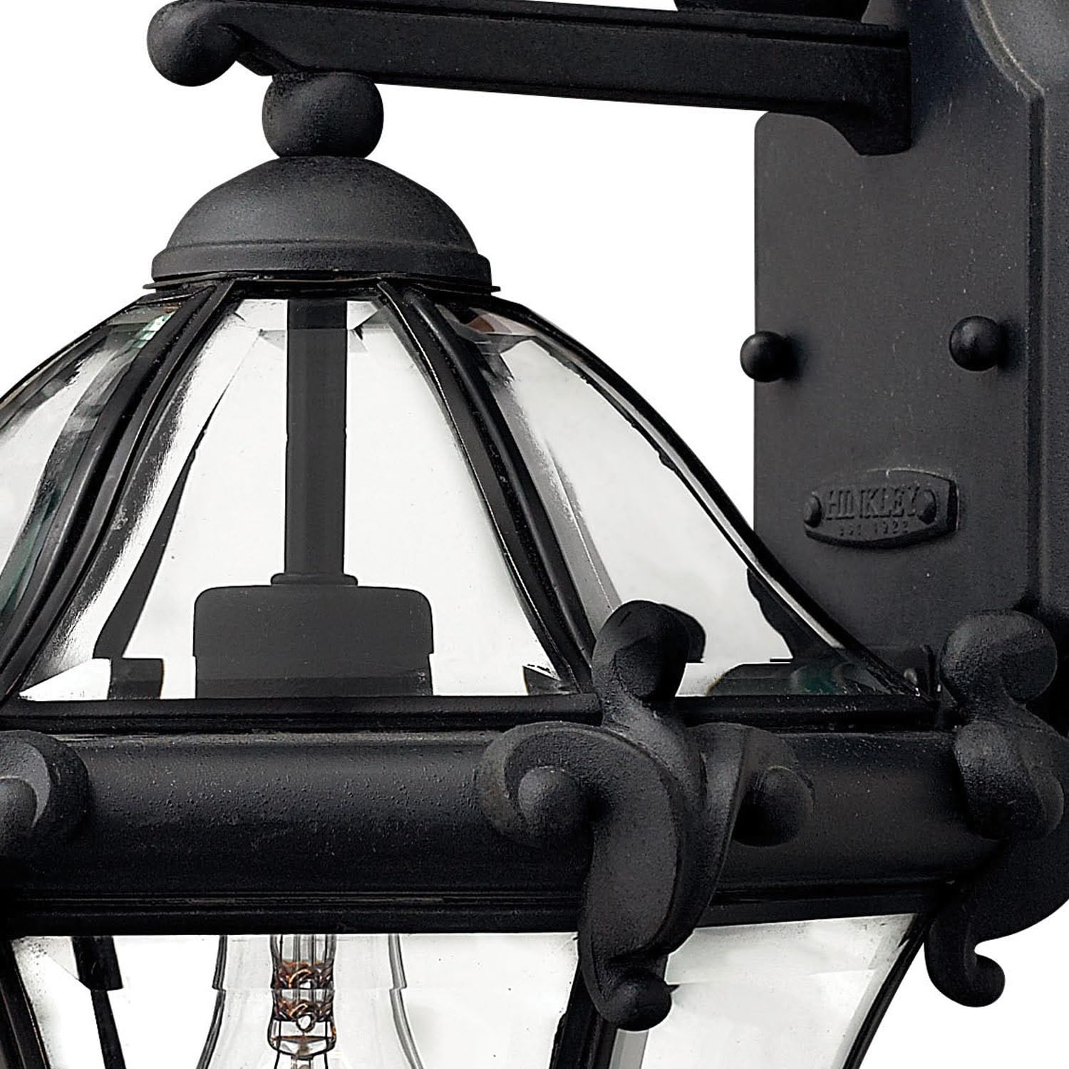 Hinkley San Clemente Traditional One Light Small Outdoor Wall Mount Sconce - Museum Black Finish - Perfect for Porch, Patio, and Entryway Lighting