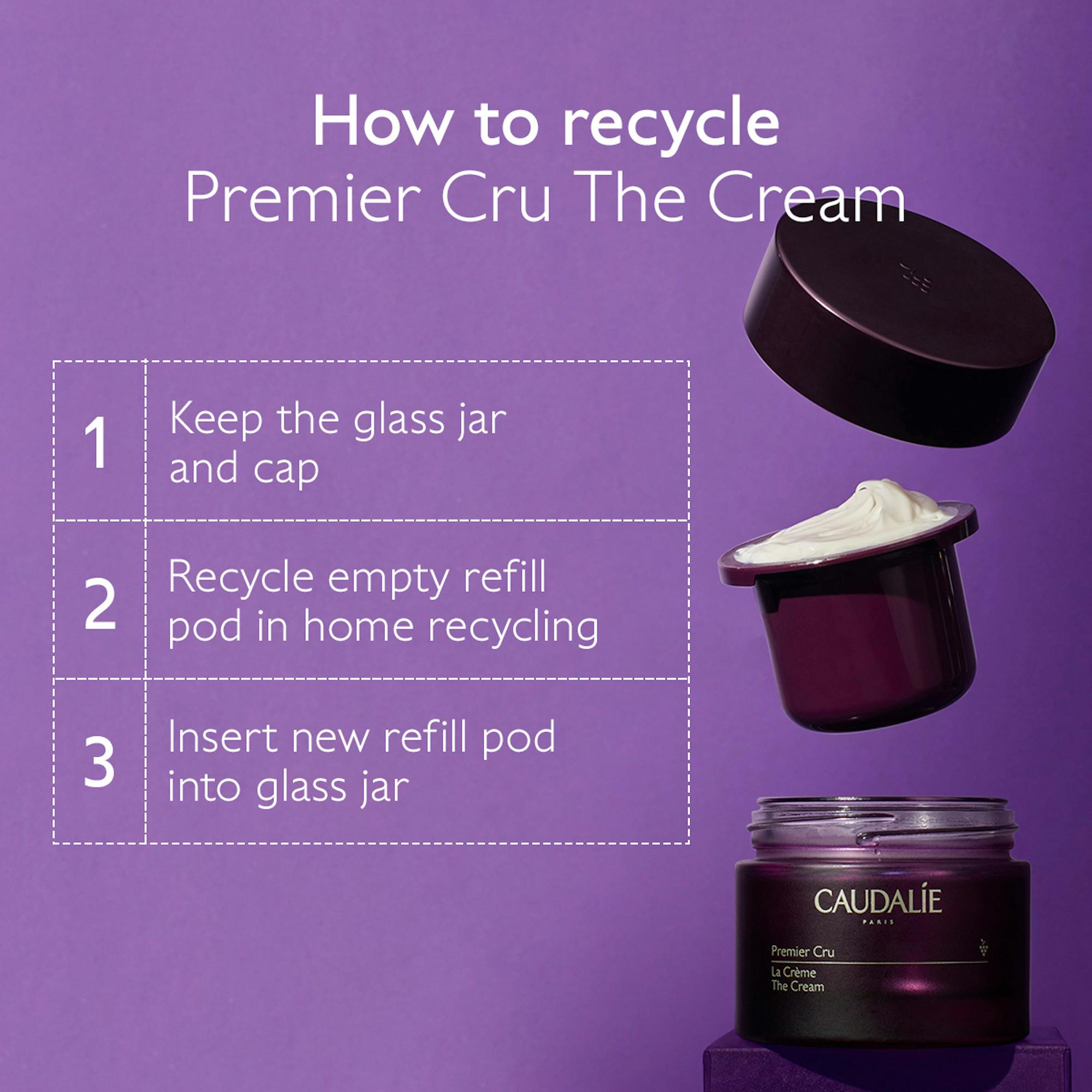 Caudalie Premier Cru The Cream - Anti-Aging Face Moisturizer for Women, Rich Hydrating & Firming Skincare - Perfect for Daily Use & Night Routine