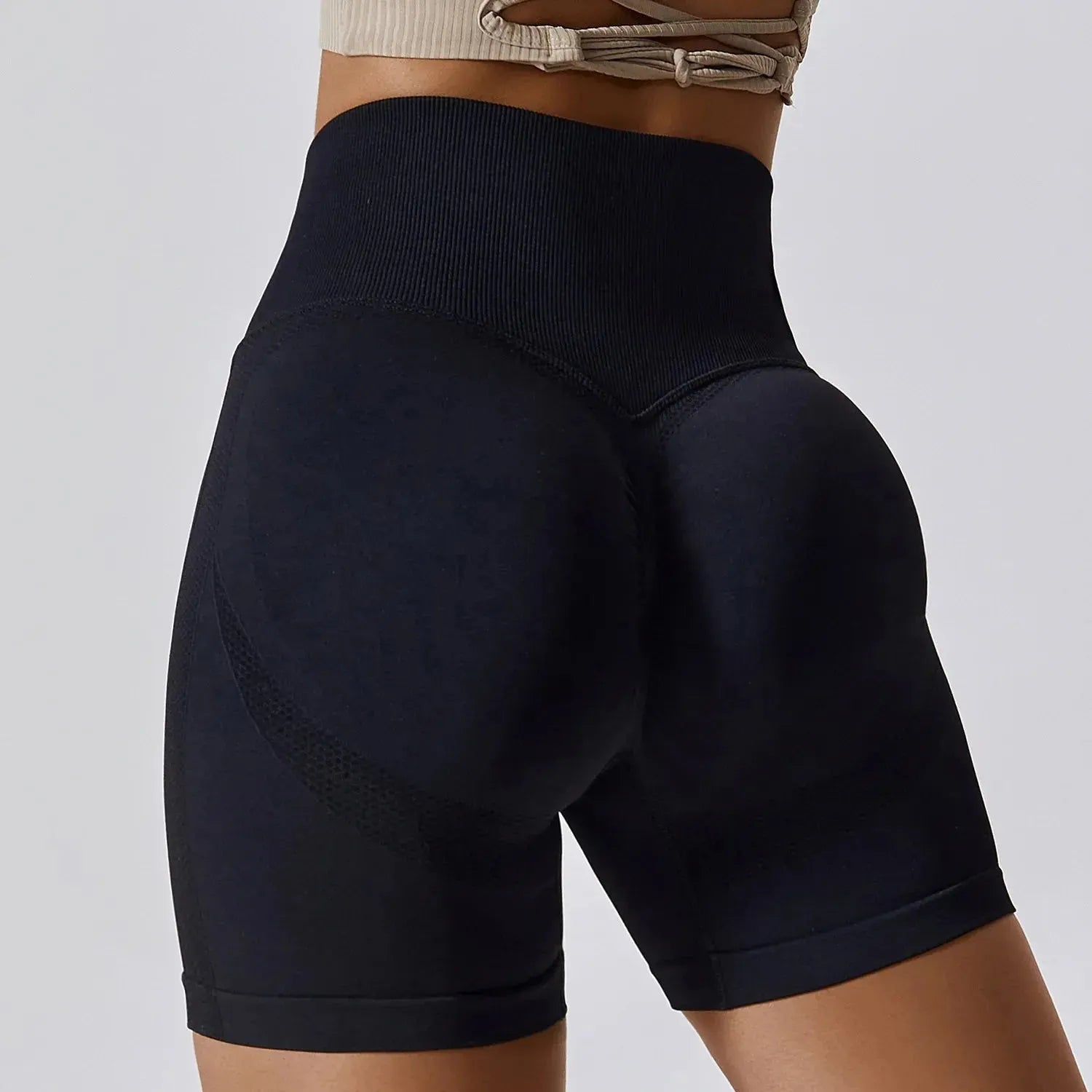 Women's Seamless Push Up Scrunch Butt Workout Shorts - High Waist Running, Fitness, Yoga & Gym Shorts for Active Women | Perfect for Training, Jogging & Lounge Wear