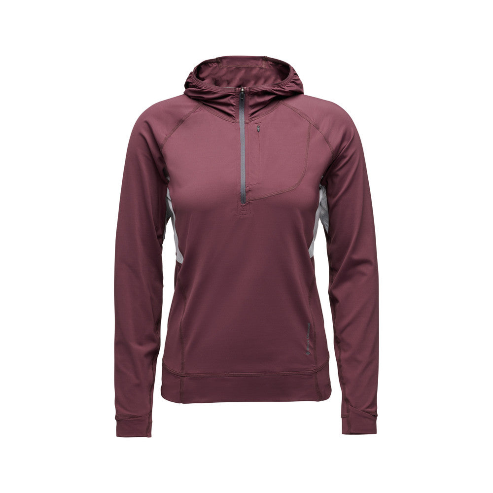 Black Diamond Alpenglow Pro Hoody - Women's Lightweight Waterproof Hiking Jacket for Outdoor Adventures & Cold Weather Activities