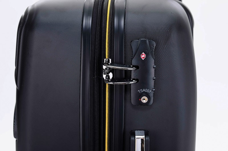 Batman 24-Inch Medium 4-Wheel Hard Shell Suitcase - Black | Durable Carry-On Luggage for Travel, Business Trips & Vacations