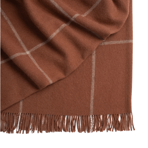 Ranfurly Earth Throw - Soft & Cozy Handmade Cotton Blanket for Home, Office, or Travel | Perfect for Couches, Beds, and Outdoor Picnics