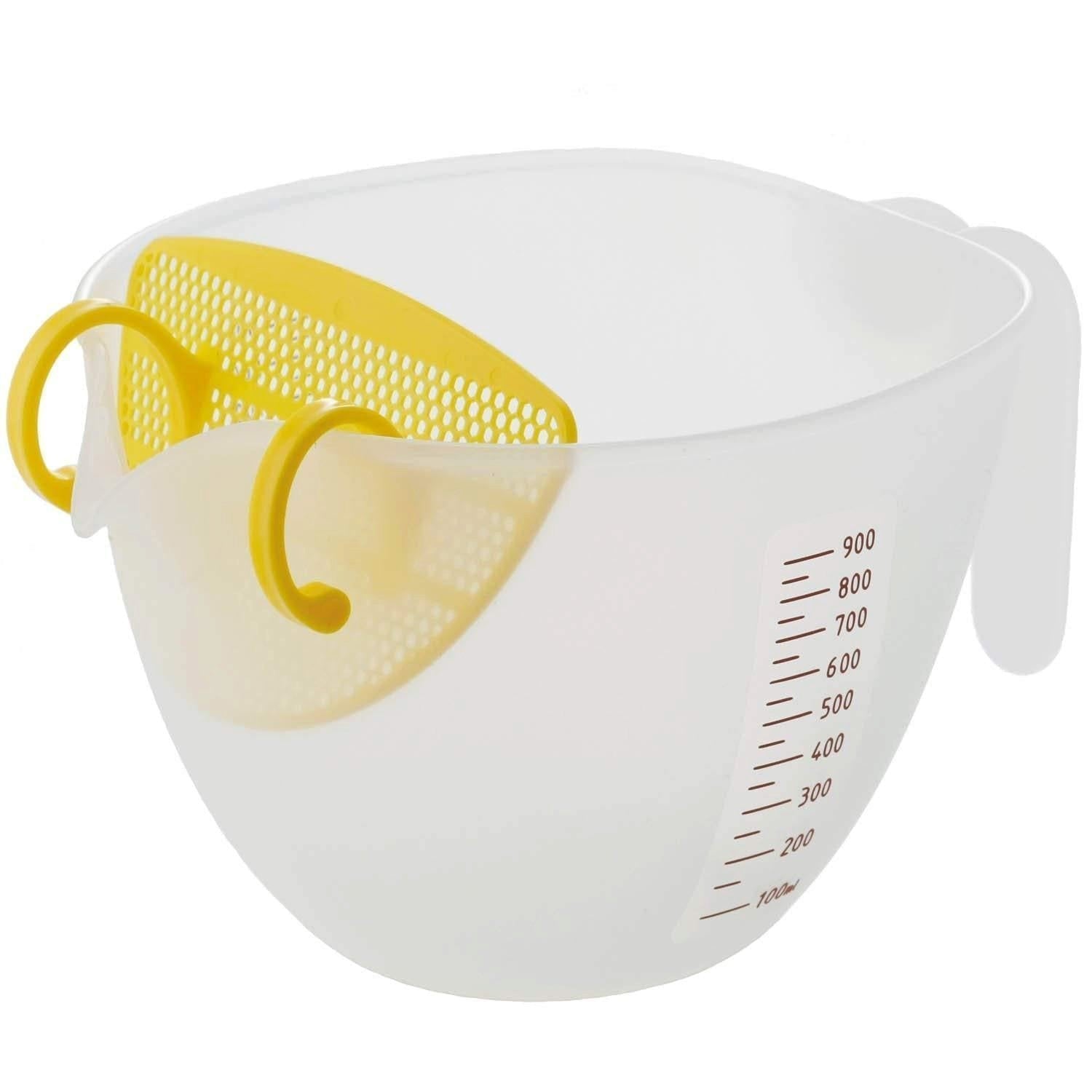 Akebono Egg Strainer Bowl CH 2100 - Premium Kitchen Tool for Perfectly Drained Eggs | Ideal for Cooking, Baking & Meal Prep