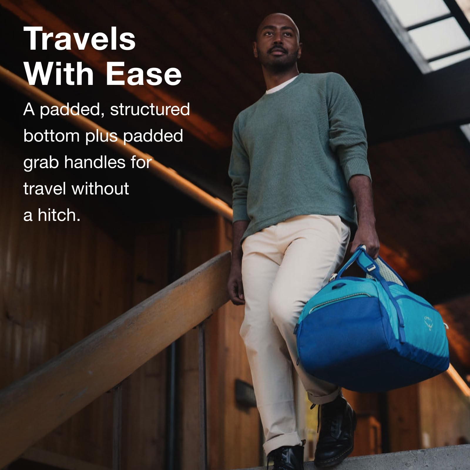 Osprey Daylite 30L Duffel Bag - Lightweight Travel Duffel for Hiking, Camping & Gym - Water-Resistant Carry-On Luggage for Men & Women