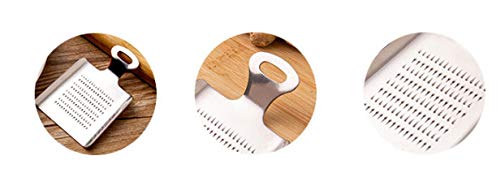 WOIWO Manual Garlic Press & Ginger Grinder - Stainless Steel Kitchen Gadget for Mashing Garlic, Ginger & Herbs - Perfect for Cooking, Baking & Meal Prep