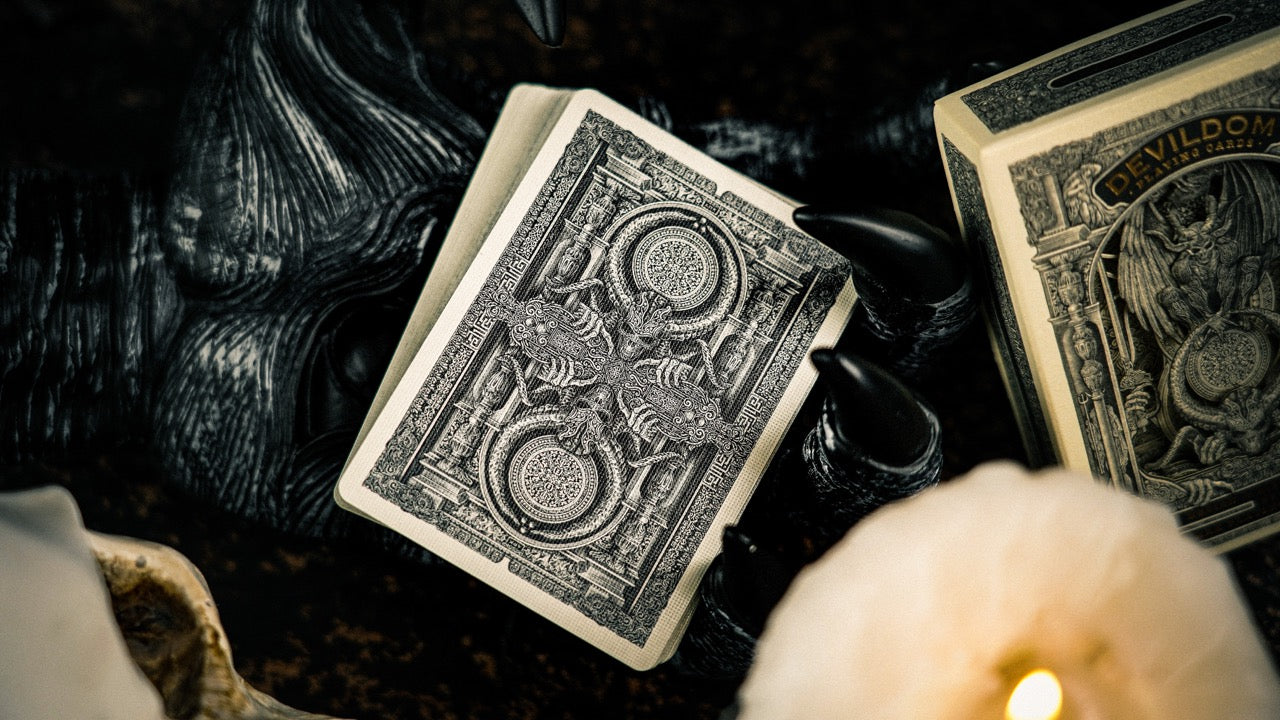 Devildom Playing Cards - Premium Quality Poker Cards for Magic Tricks, Cardistry & Game Nights | Perfect for Casino, Poker, Blackjack & Collectors
