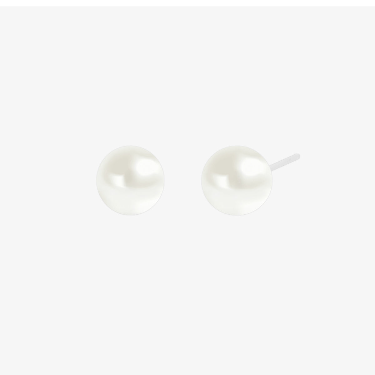 Freshwater Pearl Earrings for Women - 3 Sizes (6mm/8mm/10mm) - Classic Stud Earrings for Daily Wear, Office & Special Occasions