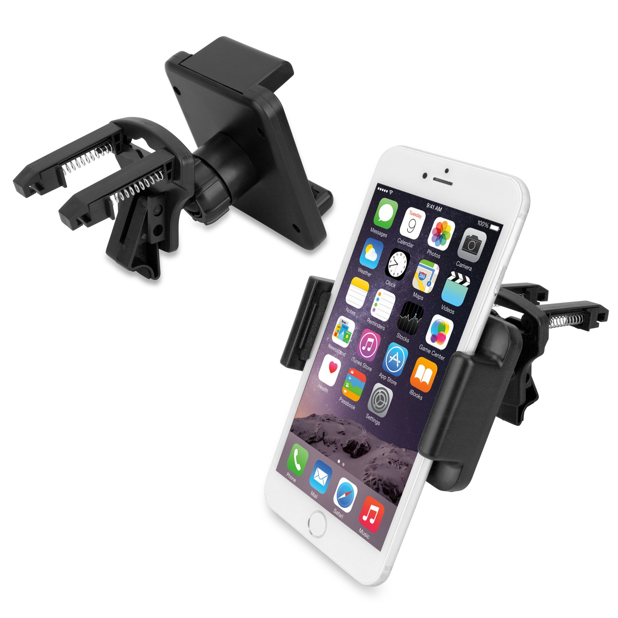 BoxWave EZView Car Mount Holder for ASUS ZenFone 2 - Hands-Free Phone Car Mount, Universal Smartphone Cradle for Safe Driving - Perfect for GPS Navigation, Music Streaming & Hands-Free Calling