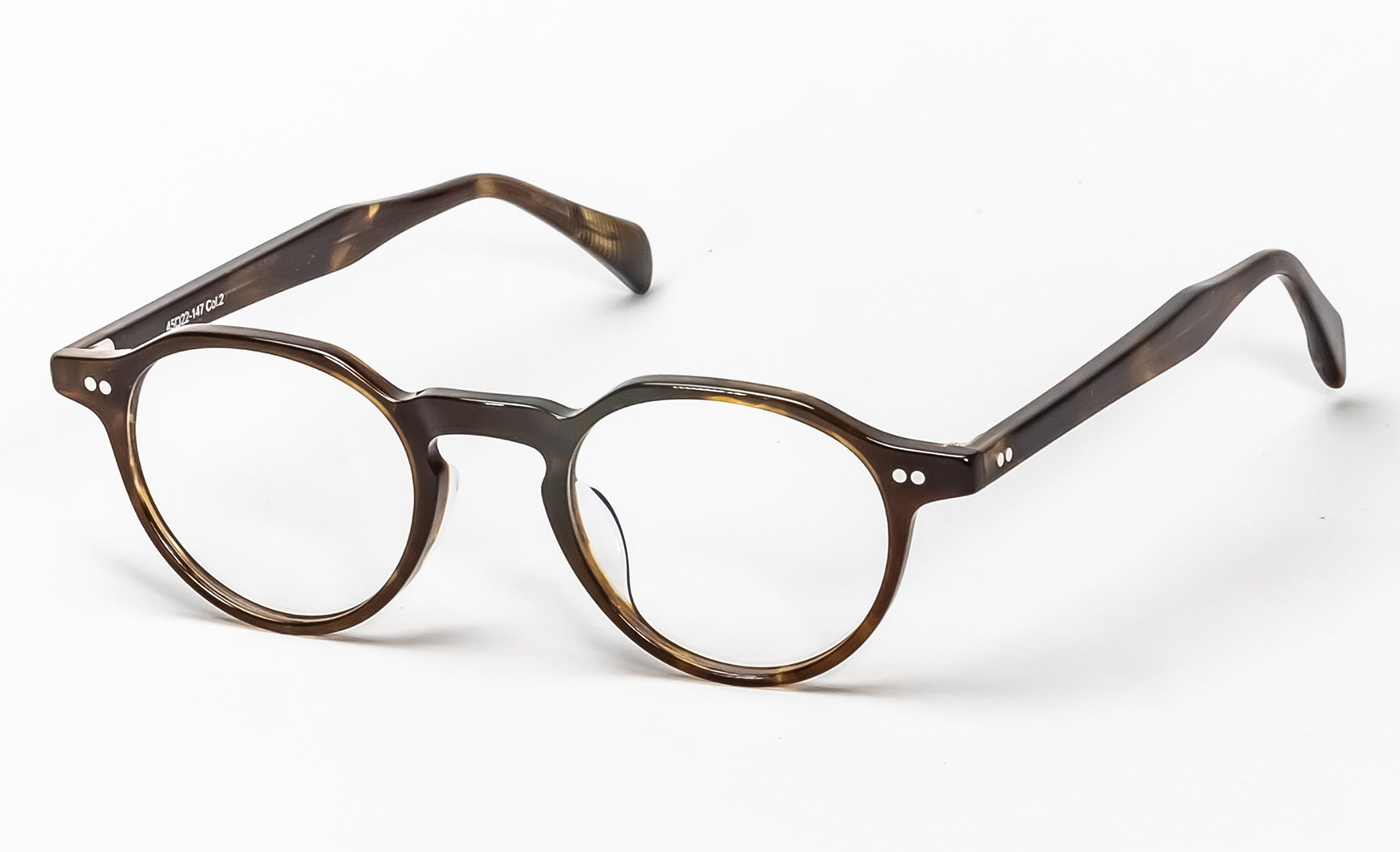 ALLEGRO HOLDEN CAULFIELD C2 4522 Eyeglass Frames - Lightweight Acetate Glasses for Men & Women - Perfect for Reading, Work, and Everyday Use