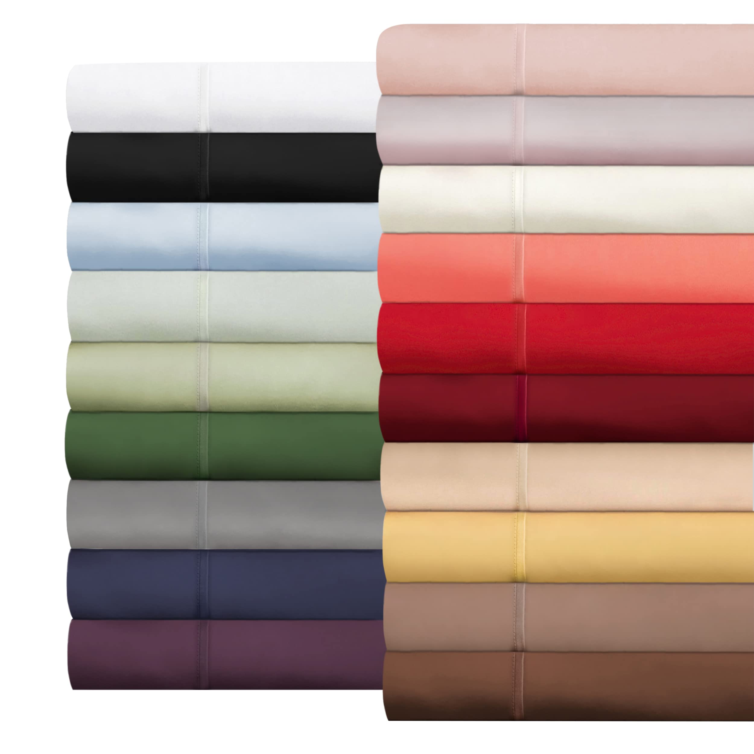 Premium 300 Thread Count 100% Egyptian Cotton Sheet Set - Queen Size, White (Fitted Sheet, Flat Sheet & 2 Pillowcases) | Ultra-Soft Breathable Bedding for Luxury Hotels & Home Comfort