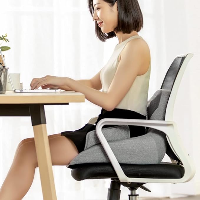 Relaxor XL 3D Kneading Massage Cushion for Back & Neck Pain Relief - Shiatsu Massager with Heat for Home, Office & Car Use