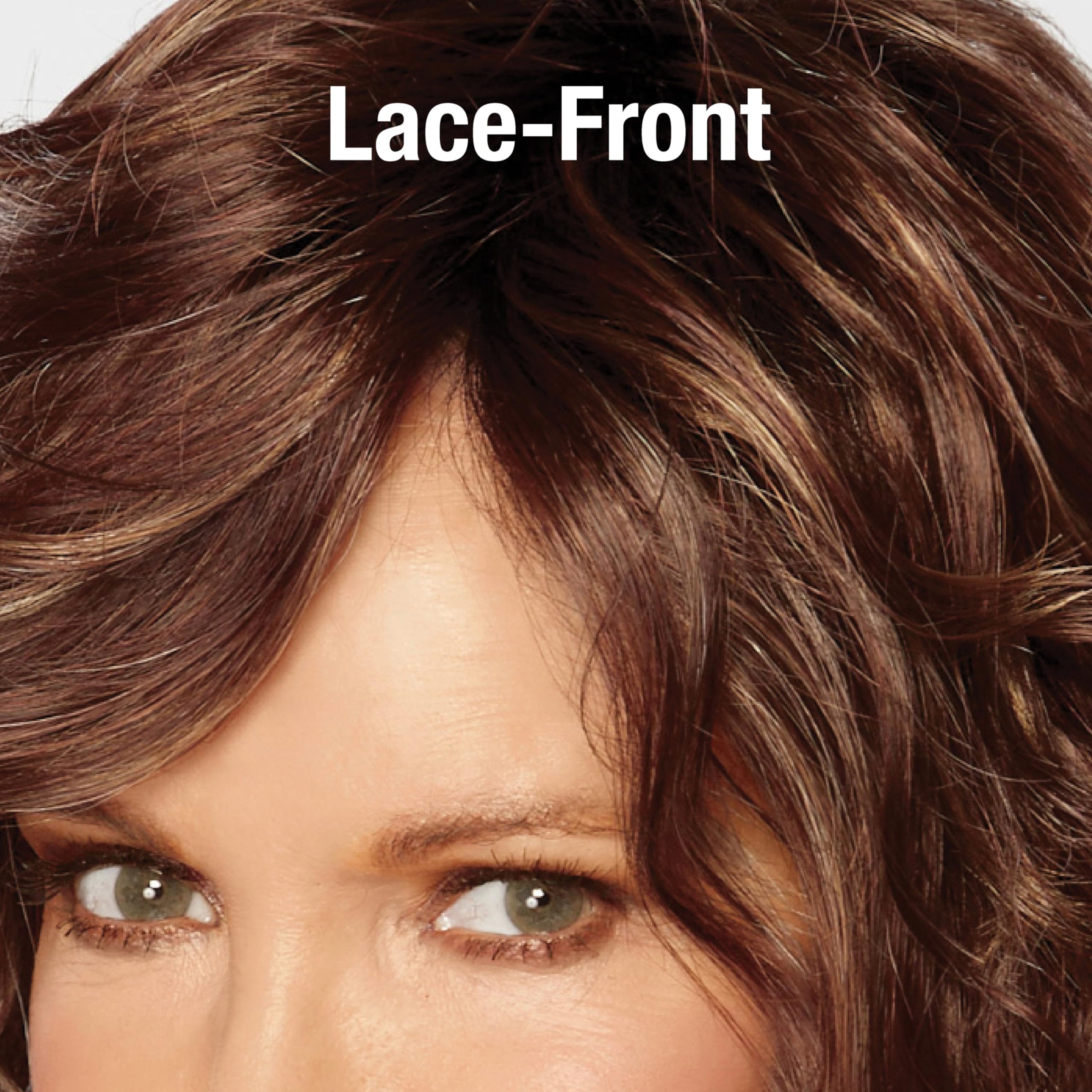 STYLE by Jaclyn Smith Paula Young Malibu Waves Lace Front Wig - Natural Looking Bob Wig with Beachy Waves & Rooted Shades | Perfect for Daily Wear, Cosplay & Special Occasions