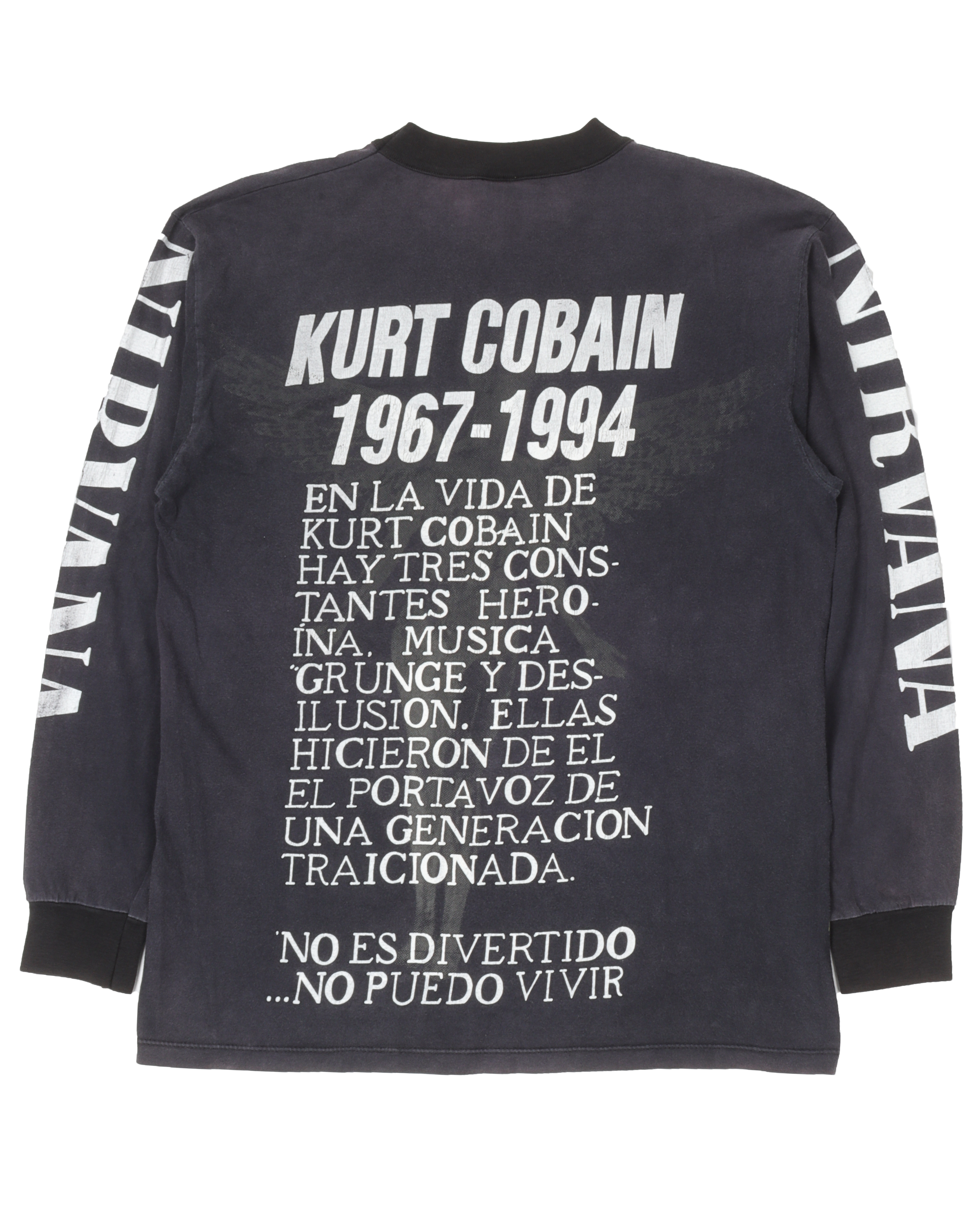 Vintage 90s Nirvana Grunge Band Long Sleeve T-Shirt - Unisex Rock Music Tee for Concerts & Casual Wear