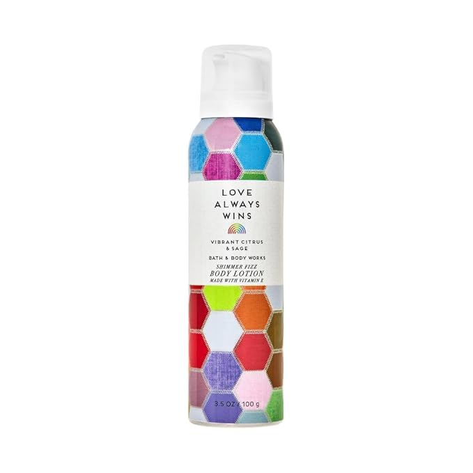Love Always Wins Shimmer Fizz Body Lotion - 3.5 oz / 100g Moisturizing & Glittery Body Cream for Women - Perfect for Date Nights & Special Occasions
