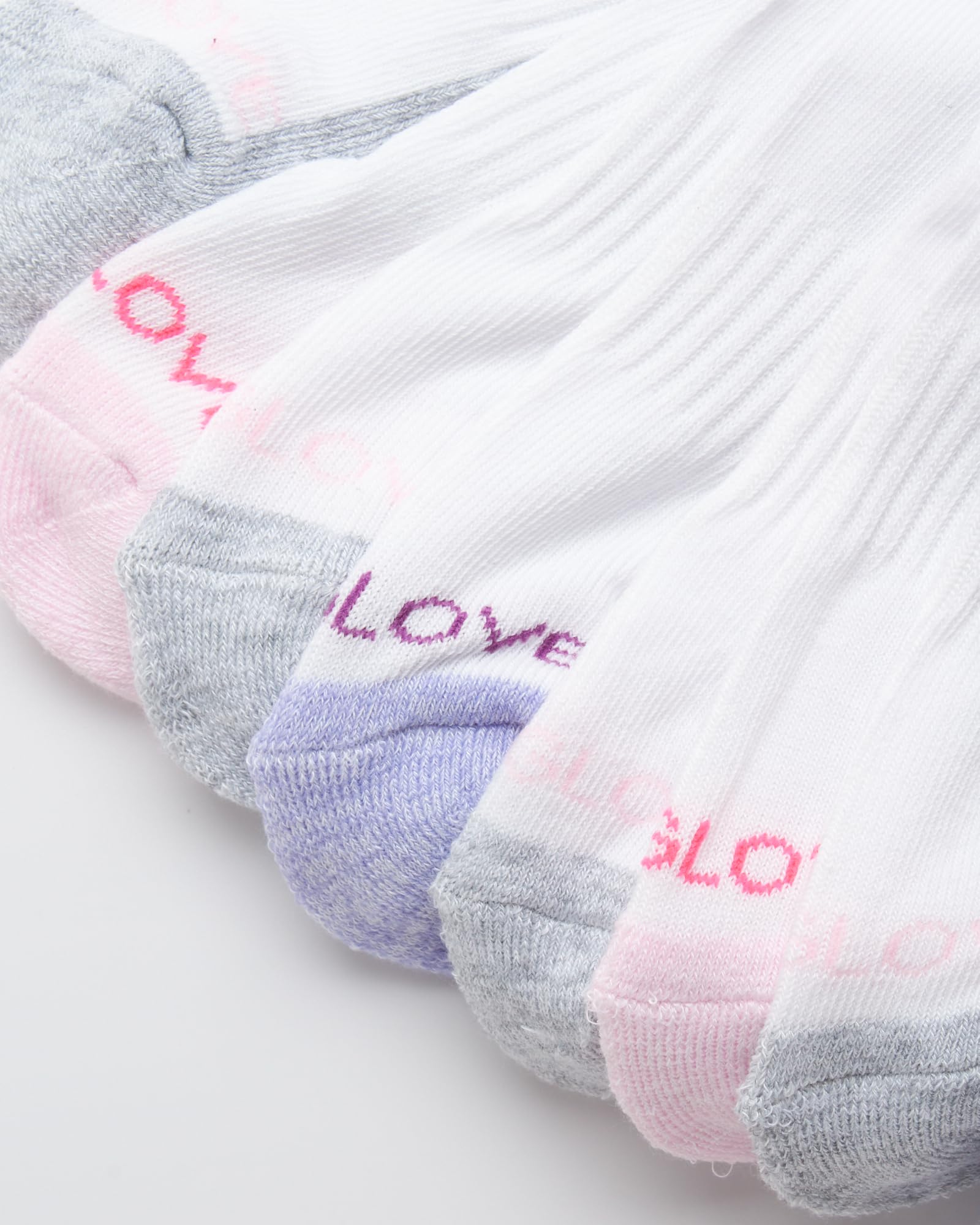 Body Glove Girls' 10-Pack Performance Cushion No-Show Ankle Socks - Breathable Running Socks for Kids - Perfect for Sports, School & Daily Activities