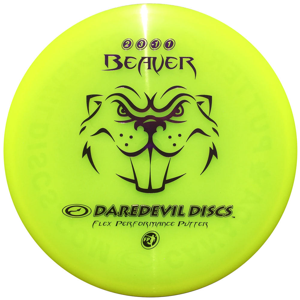 Daredevil Disc Golf Beaver (FP) Putter - Premium Frisbee Golf Disc for Precision Putting | Perfect for Recreational & Competitive Play