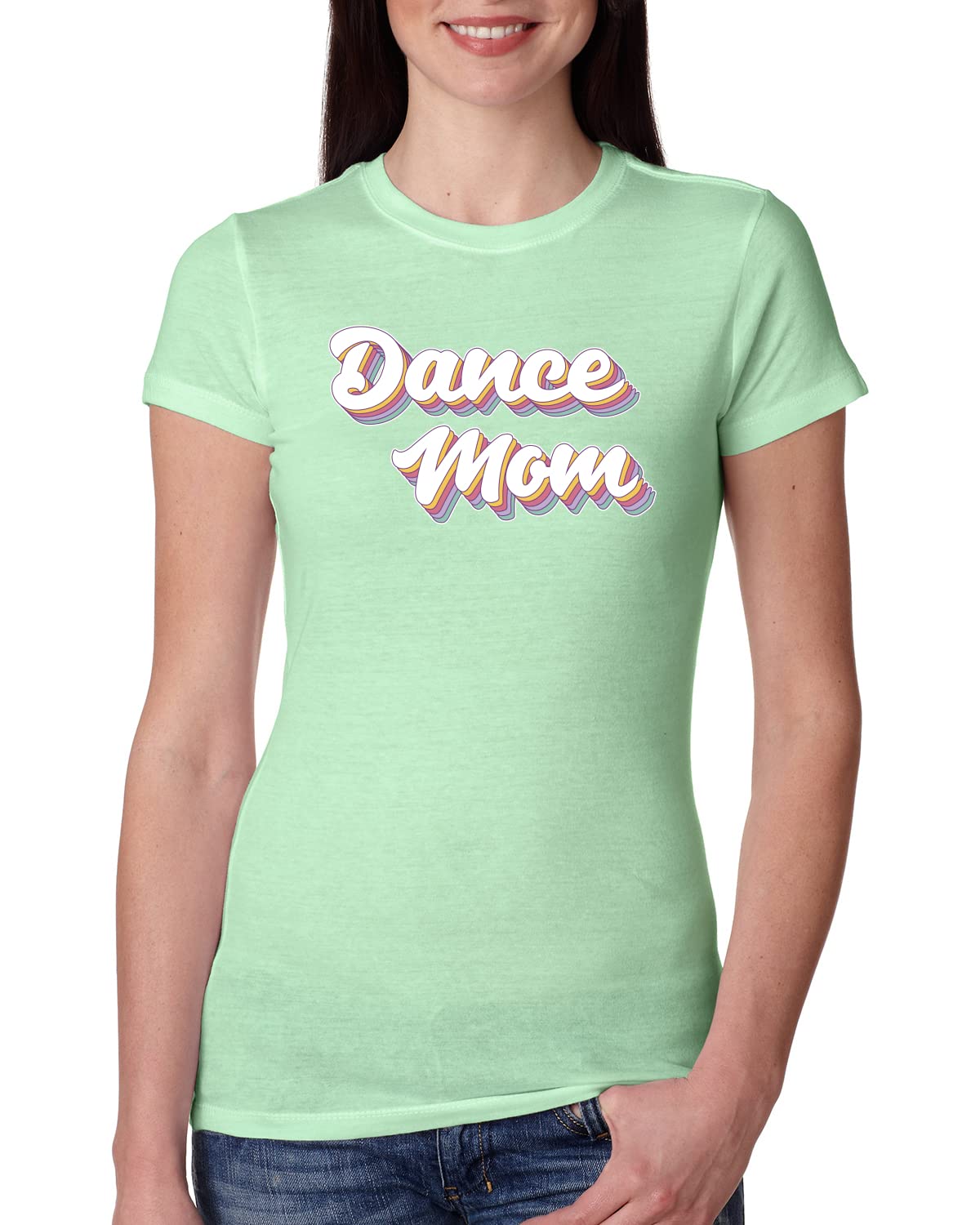 Wild Bobby Dance Mom Girl Sports Women's Slim Fit Junior Tee - Comfortable & Stylish Activewear for Dance Practice, Gym Workouts & Casual Wear
