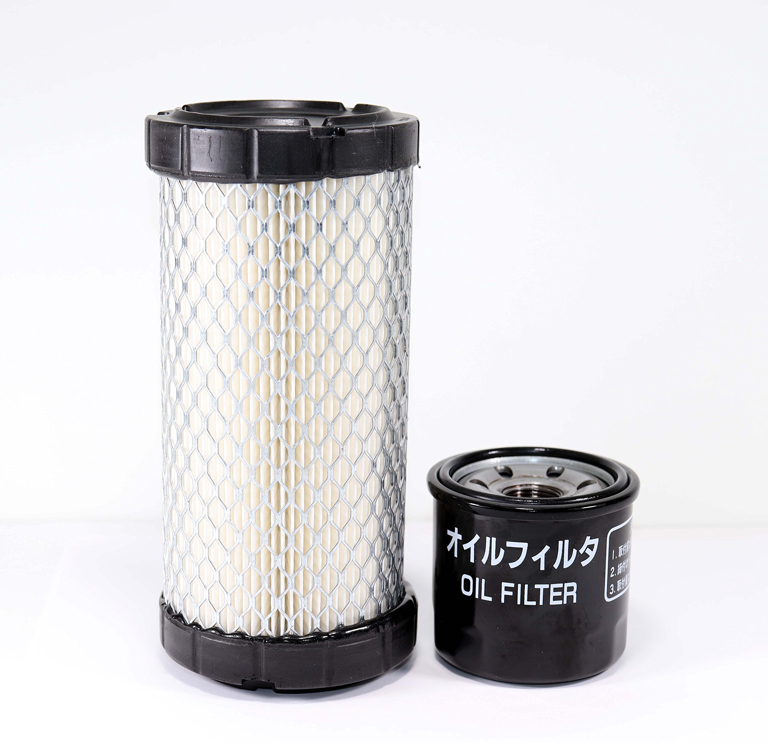 Kawasaki Mule PRO Diesel KAF1000 Air & Oil Filter Kit Replacement - High Performance Engine Protection for Off-Road UTV & Farm Equipment Maintenance