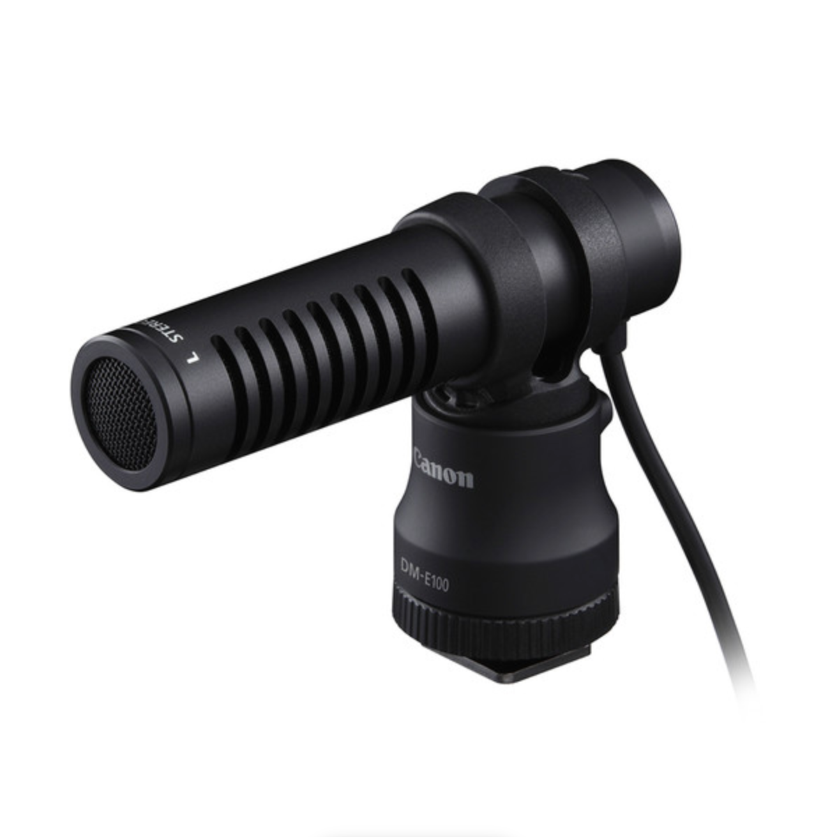 Canon DM E100 Professional Stereo Microphone for DSLR Cameras - Perfect for Vlogging, Interviews & Live Streaming