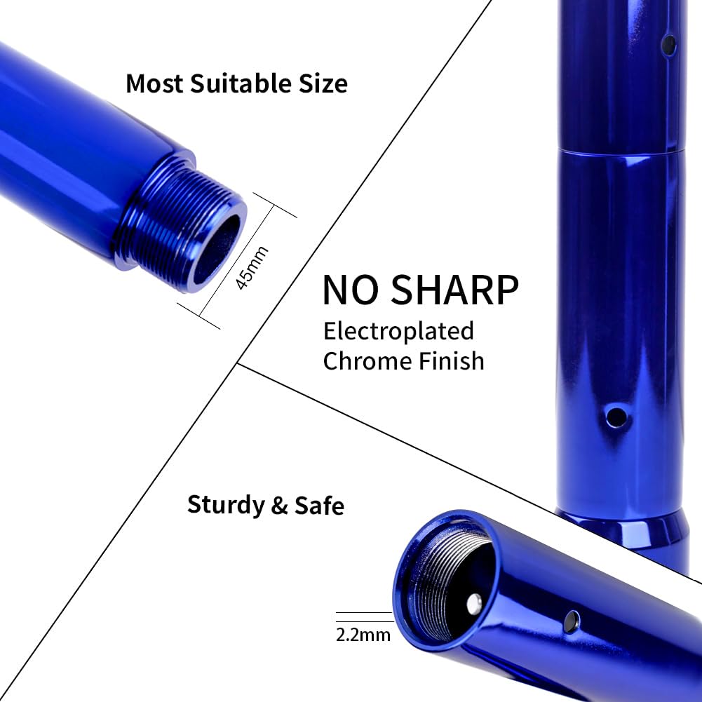 45mm Spinning Portable Dance Pole for Home & Studio - Extendable Pole Dancing Equipment for Fitness, Bedroom, and Indoor/Outdoor Use