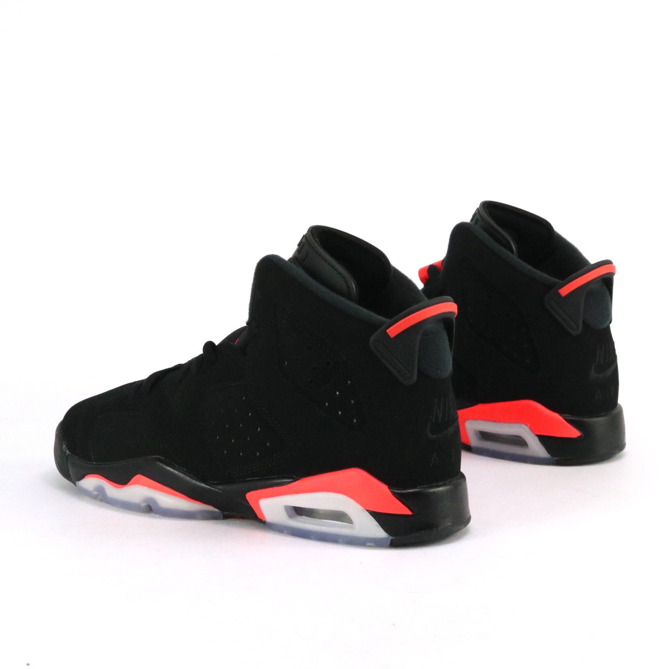 Air Jordan 6 Retro 2019 GS Black Infrared Basketball Shoes for Women & Girls - Perfect for Streetwear, Sneaker Collection & Casual Fashion
