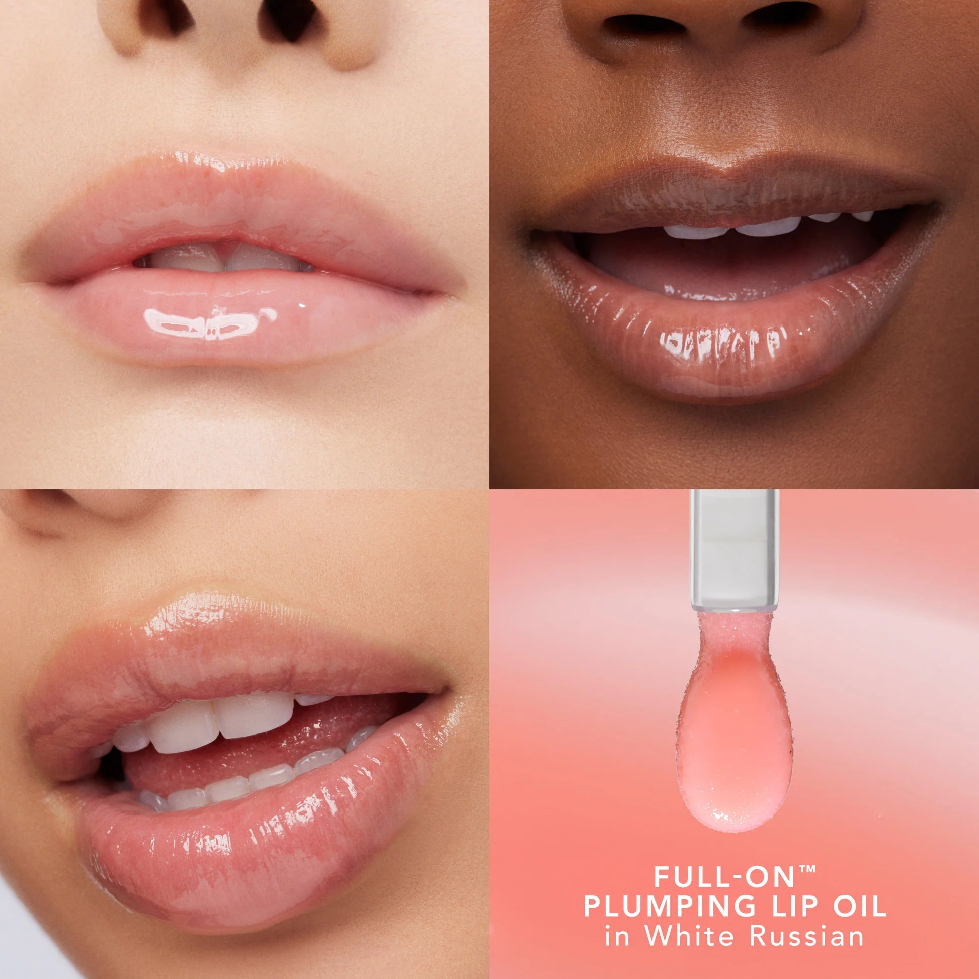 Full On™ Plumping Glossy Lip Oil - Hydrating & Volumizing Lip Treatment for Luscious Lips | Perfect for Daily Wear, Date Night & Special Occasions
