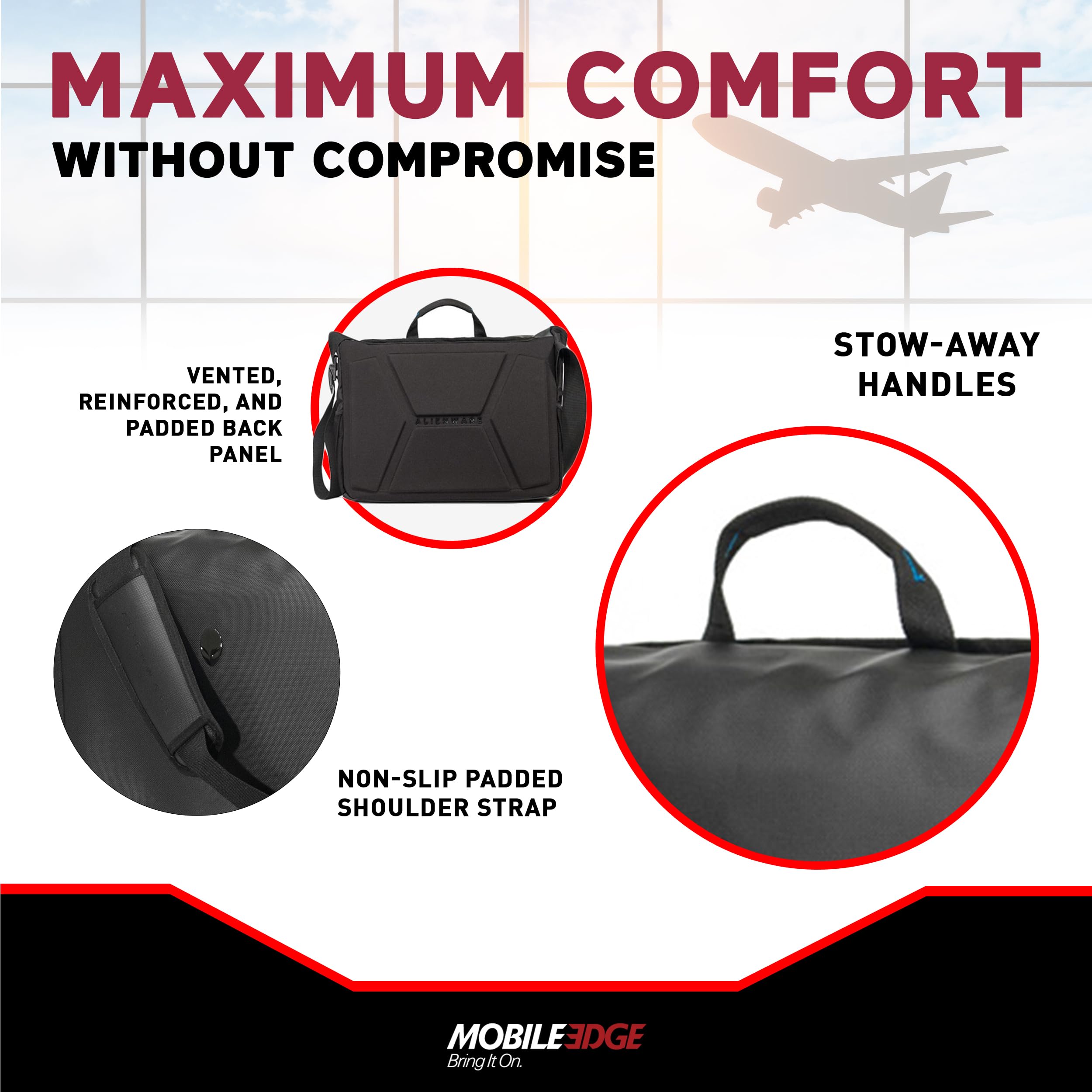 Alienware Gaming Laptop Messenger Bag - Mobile Edge Vindicator 2.0 for 13