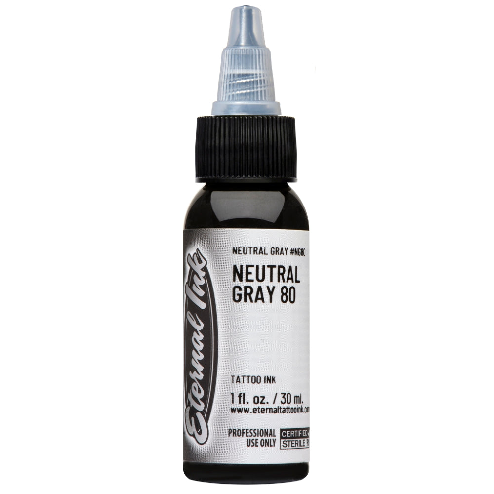 Eternal Ink Neutral Opaque Set - 4 Bottles (1oz Each) for Tattoo, Calligraphy & Permanent Makeup | Professional Quality Ink for Artists