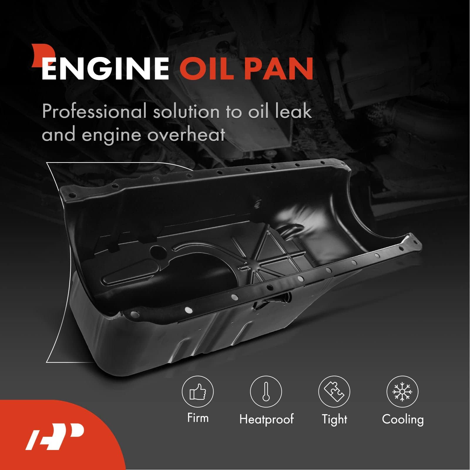 Premium Engine Oil Pan Sump with Drain Plug for GMC C5000/6000/6500/7000/7500 Topkick & Chevy C5500/6500/7500 Kodiak - Heavy Duty Replacement Part for Smooth Engine Performance in Commercial Trucks