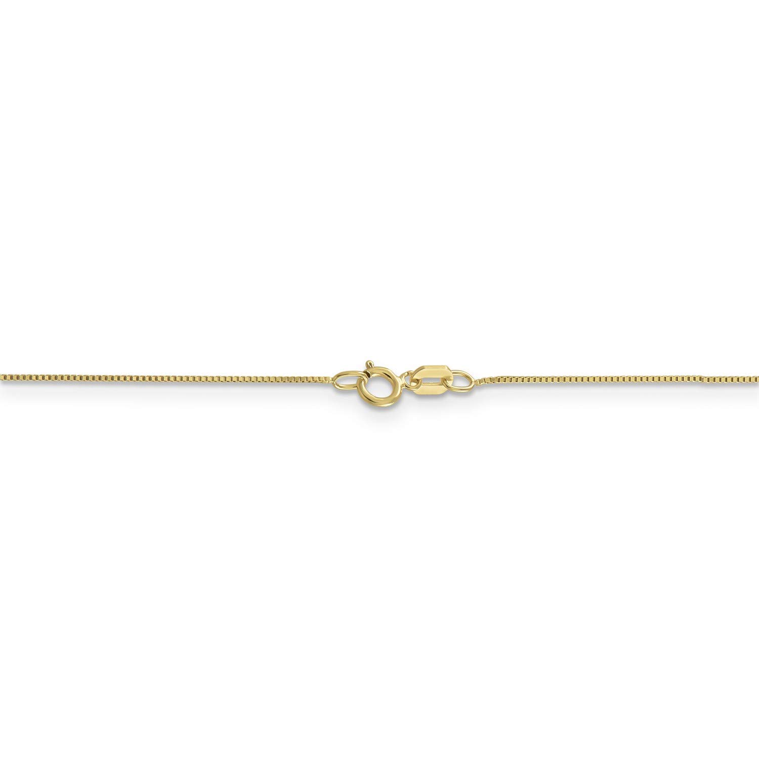 10K Yellow Gold Classic Box Chain Necklace, Bracelet or Anklet - Dainty & Elegant Jewelry for Women - Perfect for Everyday Wear, Gifts & Special Occasions