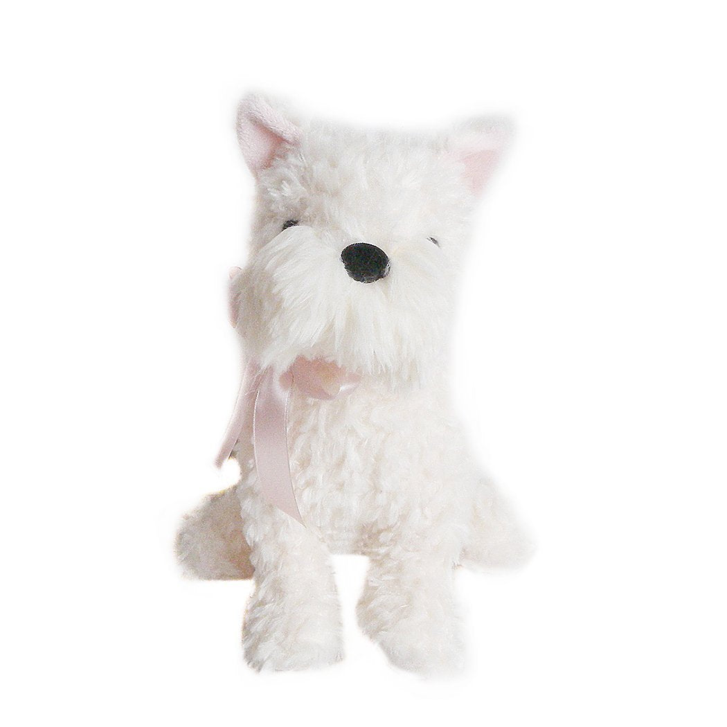 Adorable Westie Dog Plush Toy - Soft & Cuddly Stuffed Animal for Kids & Adults | Perfect Gift for Dog Lovers, Home Decor, Nursery Accent & Comfort Companion