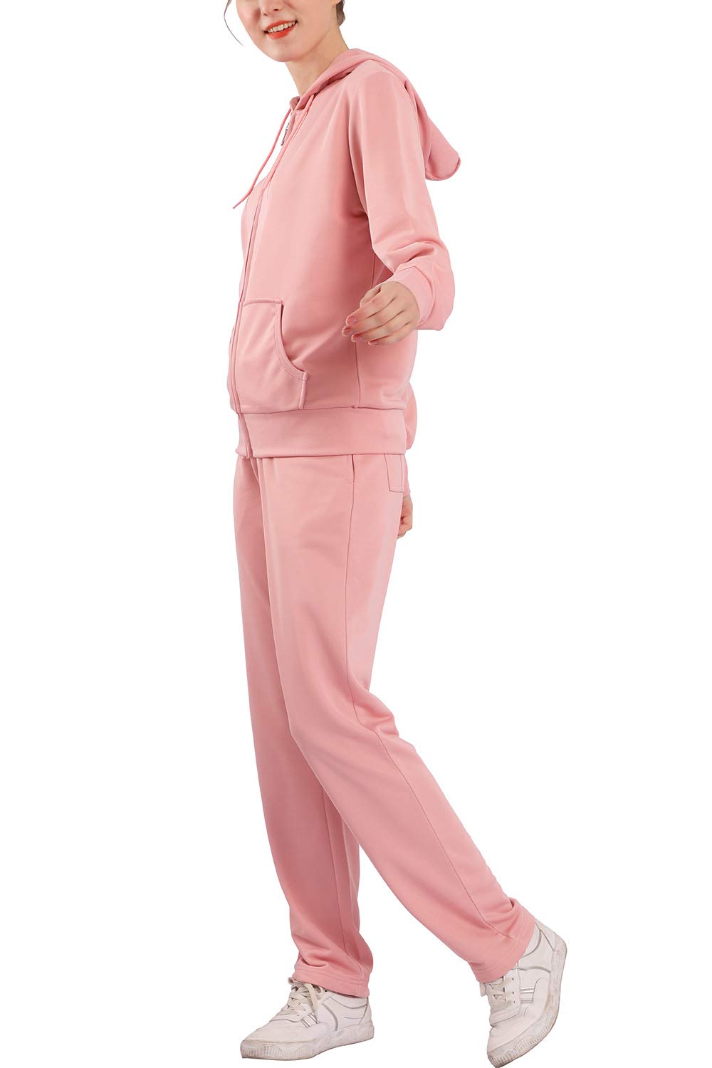 Women's Casual 2-Piece Track Suit Set - Comfortable Sweatsuit Outfit for Running, Yoga & Lounge Wear