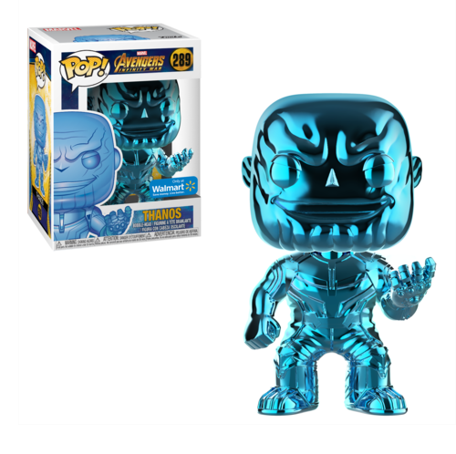 Funko Pop! Avengers Infinity War Thanos Blue Vinyl Figure #289 - Collectible Marvel Superhero Toy for Fans & Gift - Perfect for Display, Decor, and Comic Conventions