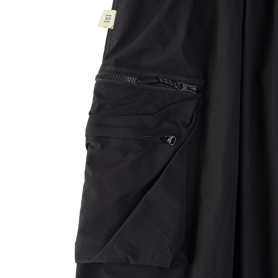 ASUSL Nylon Zipper Pocket Pants for Men - Black - Comfortable & Durable Casual Pants for Outdoor, Travel & Work