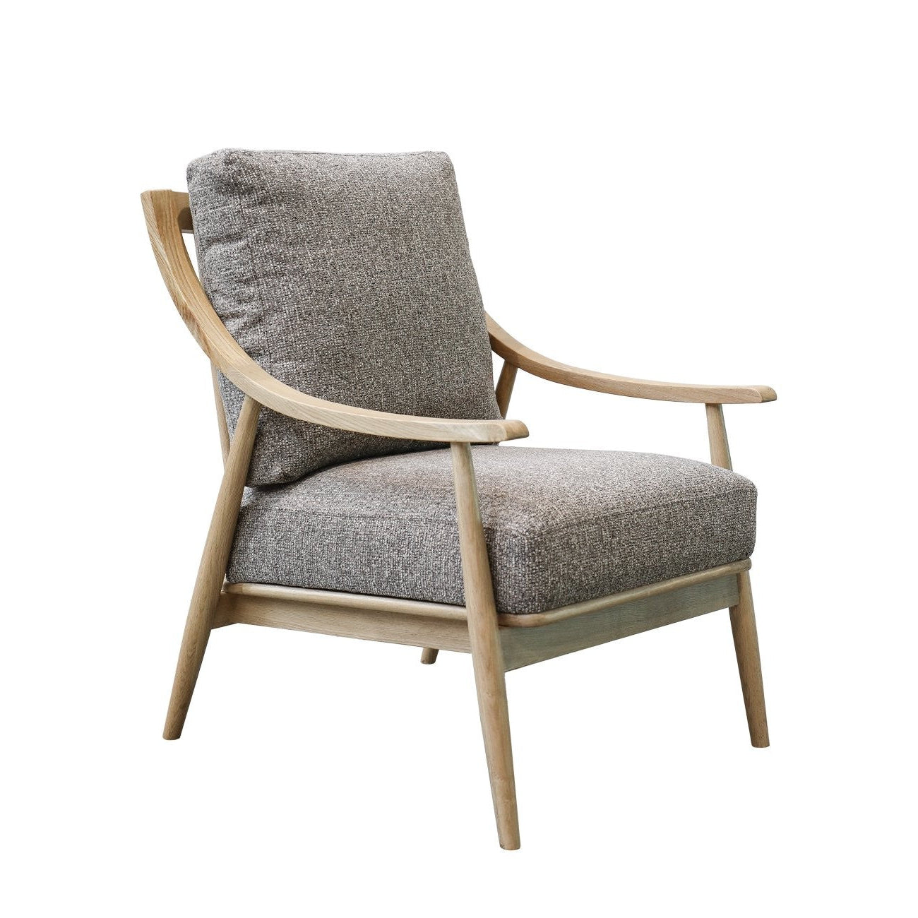Grace Armchair in Mink - Modern Upholstered Accent Chair for Living Room, Bedroom, or Office - Perfect for Relaxing and Enhancing Home Decor