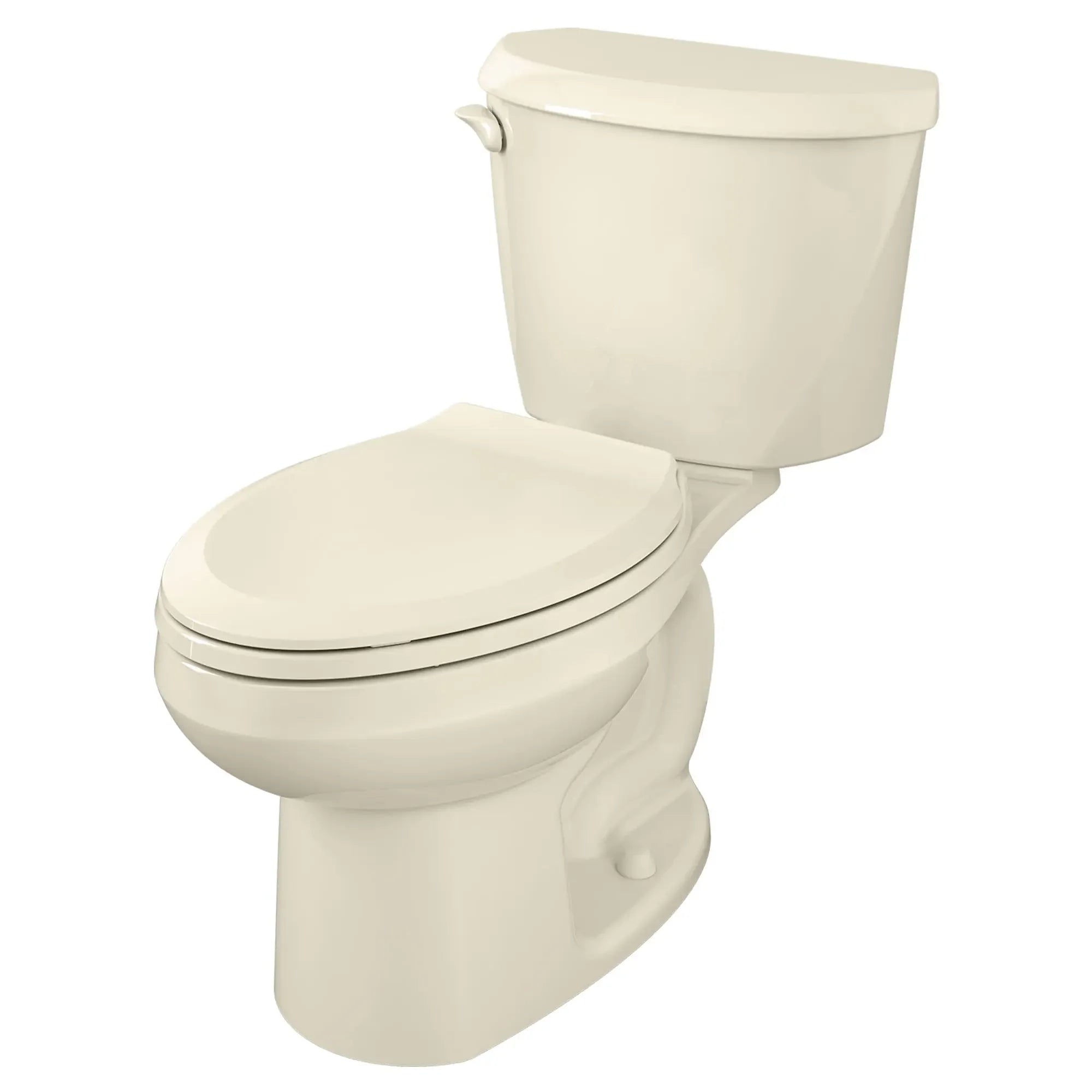Colony® Two-Piece 1.28 GPF/4.8 LPF Standard Height Elongated Toilet Bowl - Water Efficient Bathroom Toilet for Home & Commercial Use