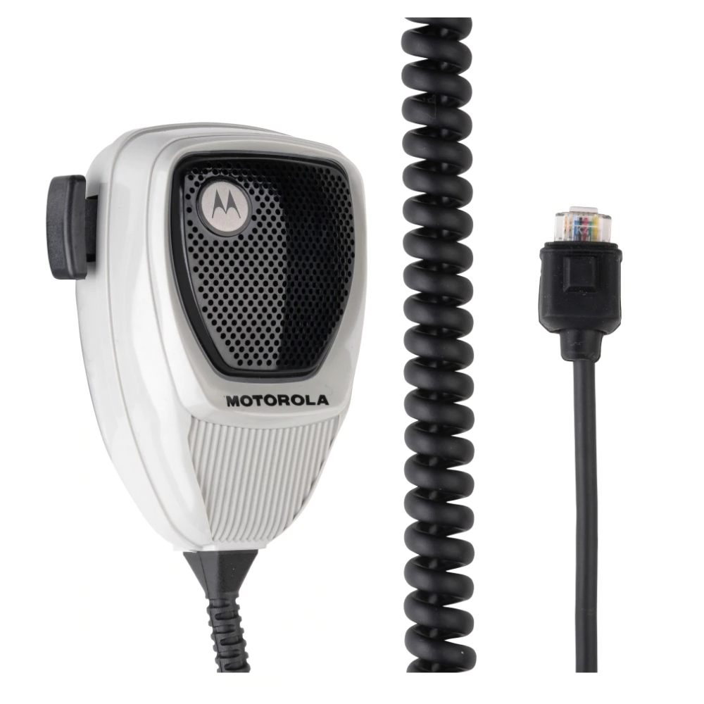 Motorola PMMN4091A Heavy Duty Two-Way Radio Microphone - Durable & Clear Communication for Construction, Warehousing & Outdoor Adventures