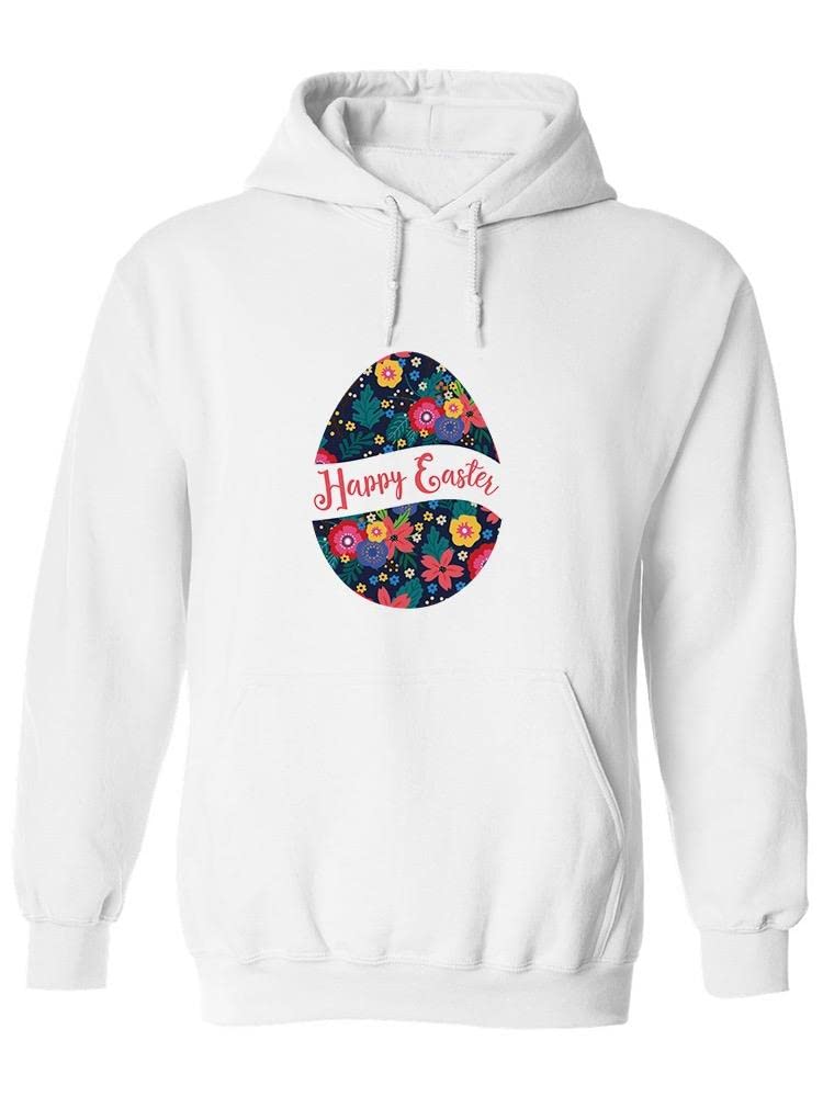 Happy Easter Egg Print Hoodie for Women - Cute & Comfortable Pullover Sweatshirt - Perfect for Spring Celebrations, Easter Parties & Casual Outings