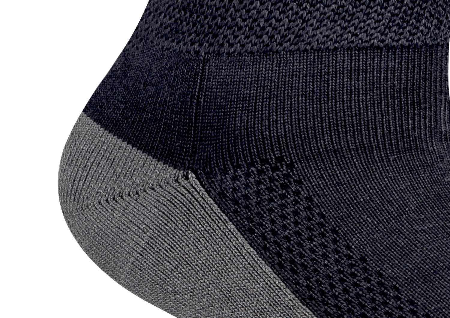 Comfortable Padded Sole Socks for Men & Women - Soft Charcoal Grey Non-Slip Socks for Home, Yoga, and Relaxation