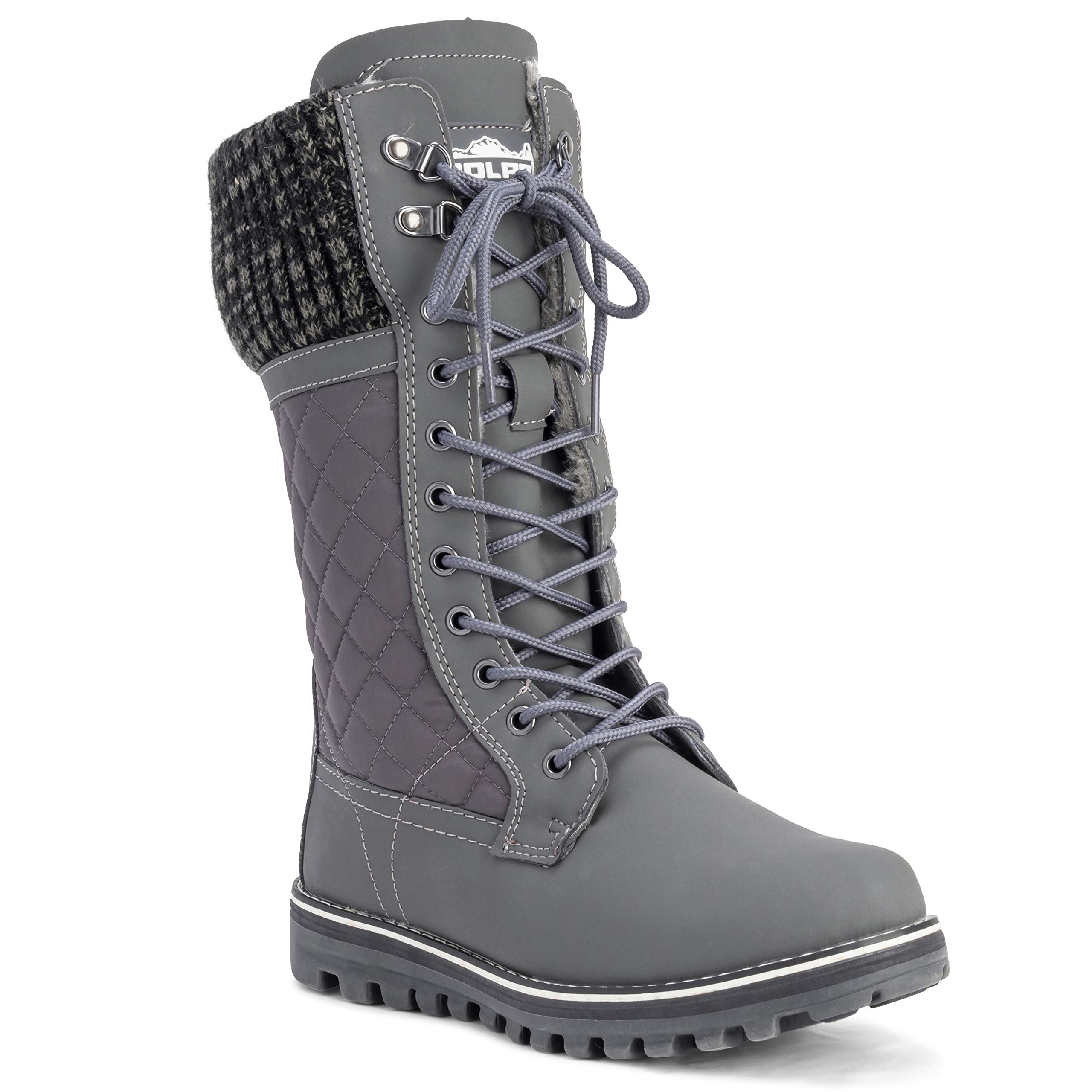 Women's Waterproof Winter Snow Boots - Warm Insulated Slip-Resistant Shoes for Cold Weather Hiking & Outdoor Activities