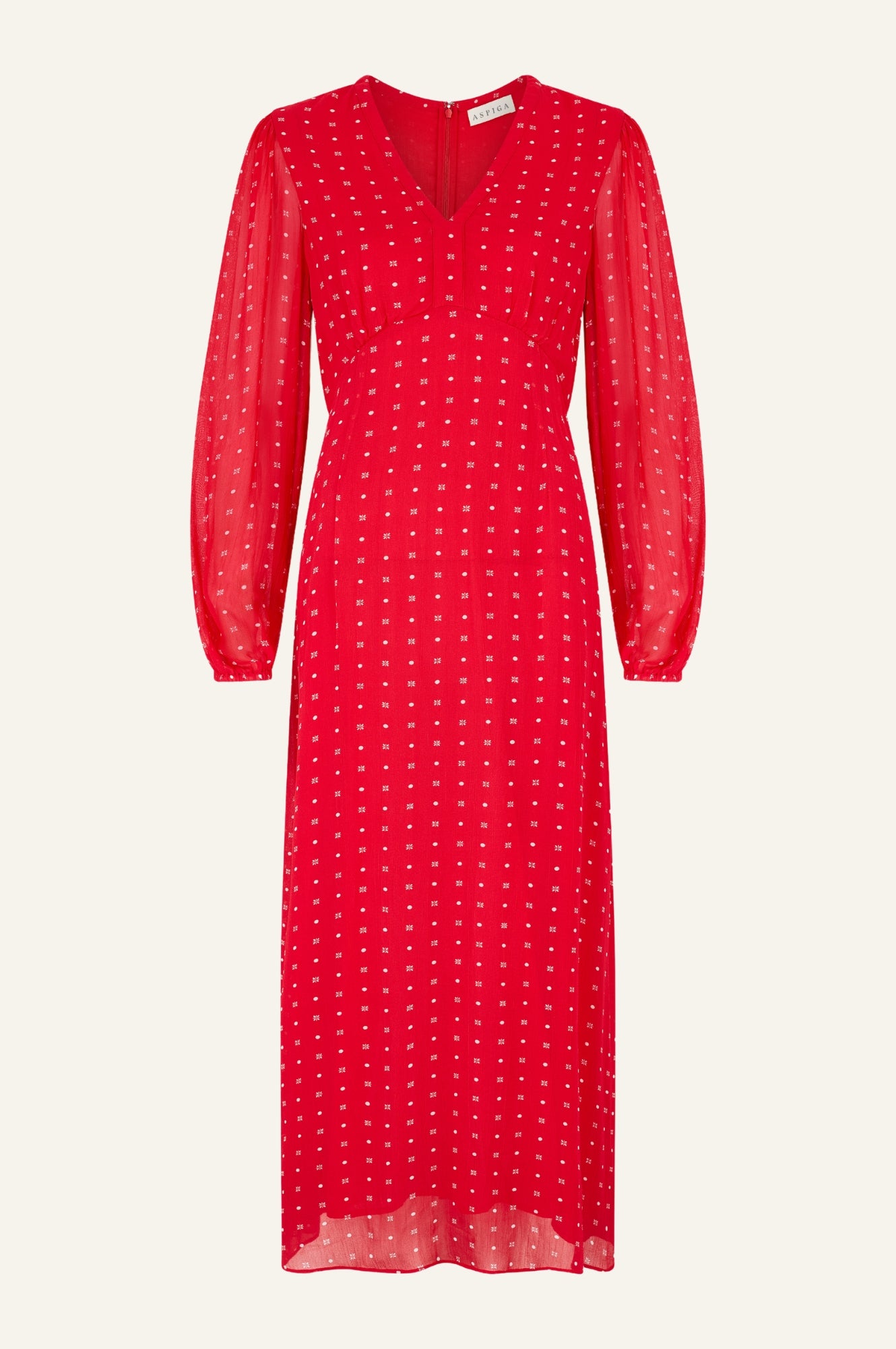 Evelyn Polka Dot Dress - Red and White Floral Summer Dress for Women | Perfect for Casual Outings, Parties, and Beach Vacations