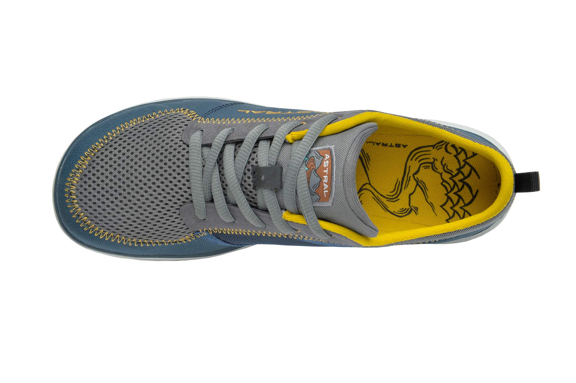 Astral Men's Brewer 2.0 Minimalist Outdoor Sneakers - Lightweight, Quick-Drying & Non-Slip Water Shoes for Hiking, Kayaking, Beach Walking & Travel Adventures