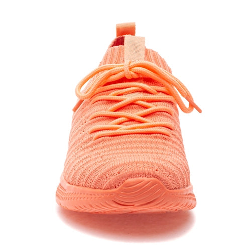 Dyann Knit Sneakers for Women - Comfortable Orange Knit Shoes | Casual Walking, Running & Everyday Wear
