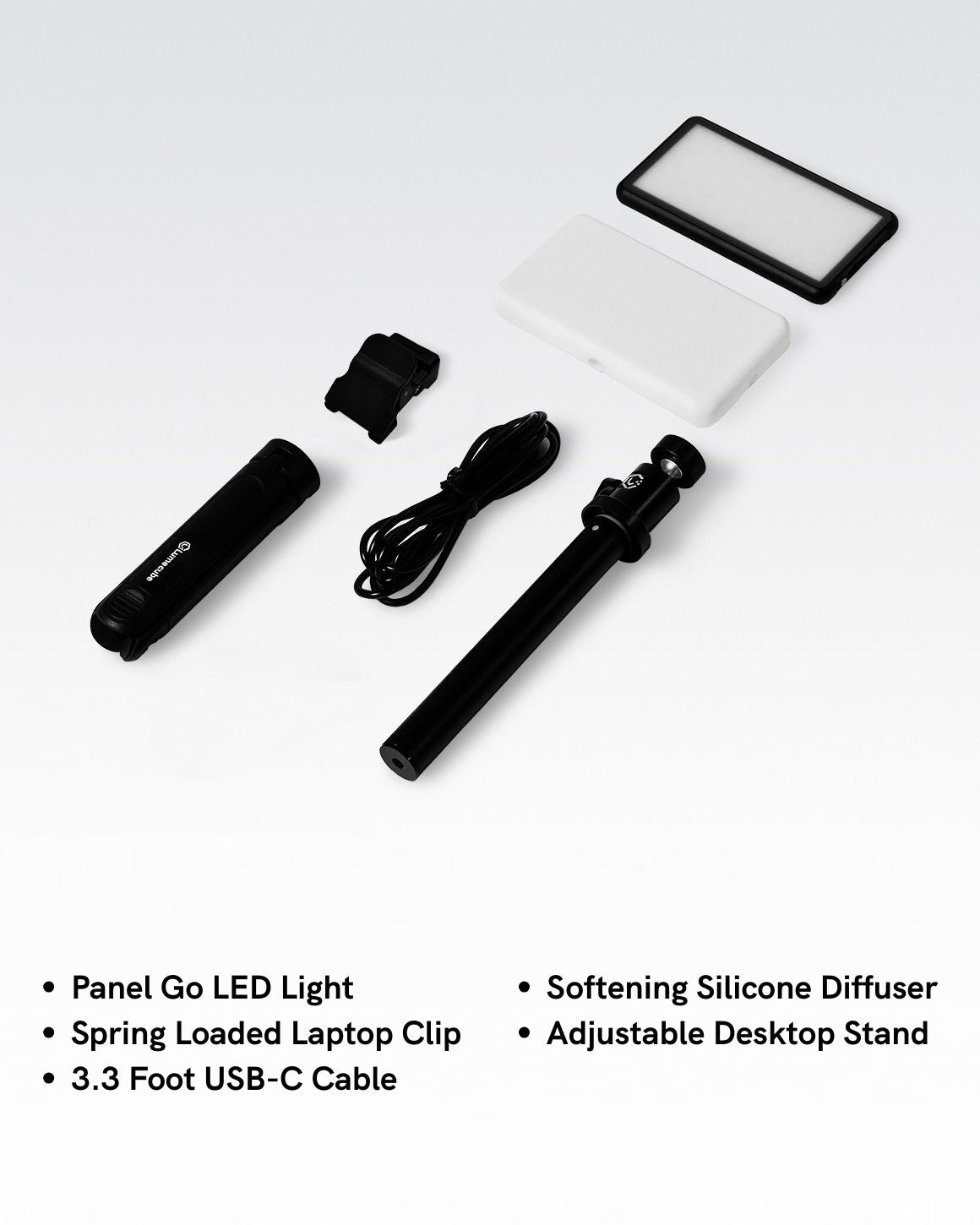 Lume Cube Professional LED Video Conference Lighting Kit with Stand & Mount - Perfect for Zoom Meetings, Live Streaming, and YouTube Videos