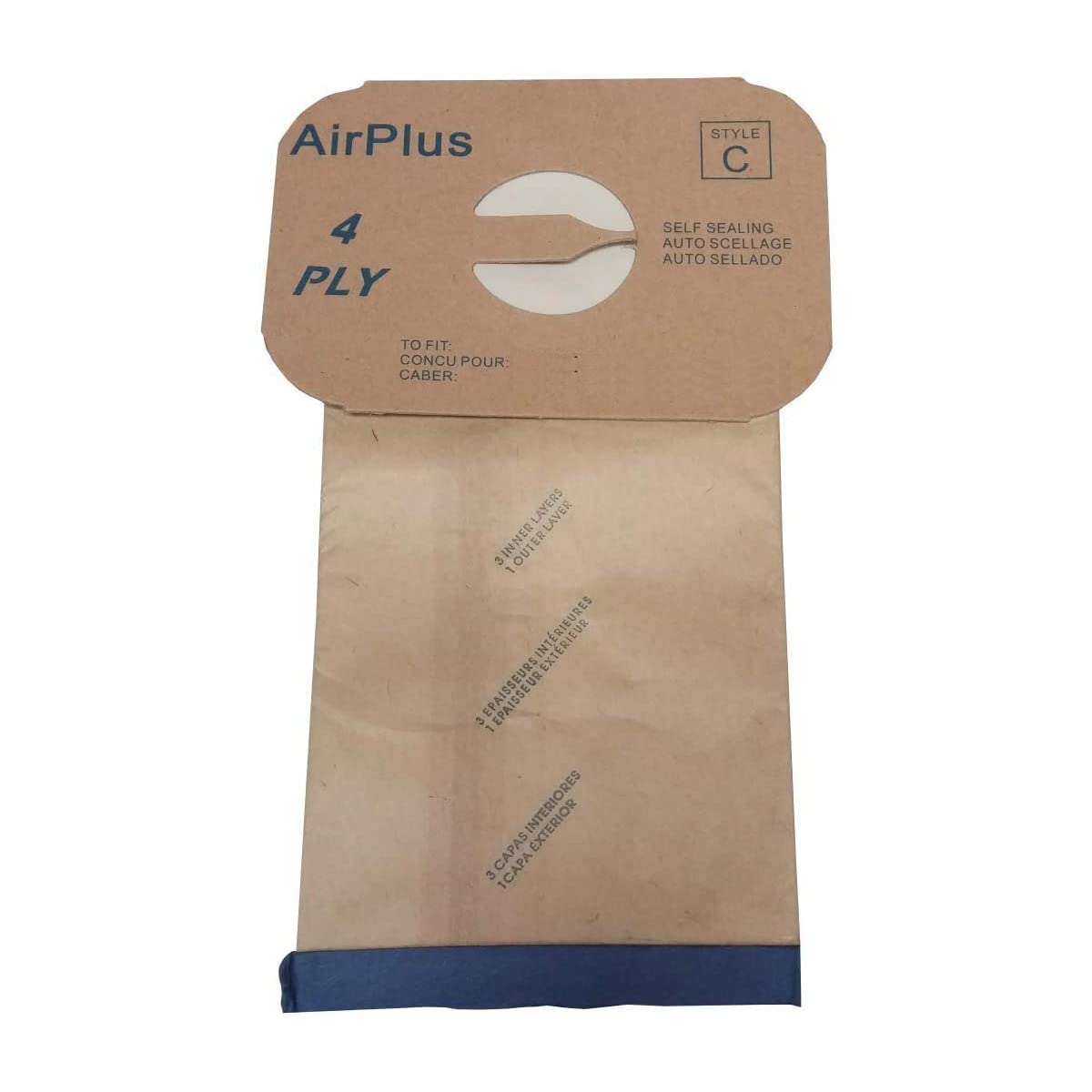 Electrolux Canister Vacuum Bags Style C - 100 Pack Replacement (Compatible with EXR-14155) | Ideal for Home Cleaning & Pet Hair Removal