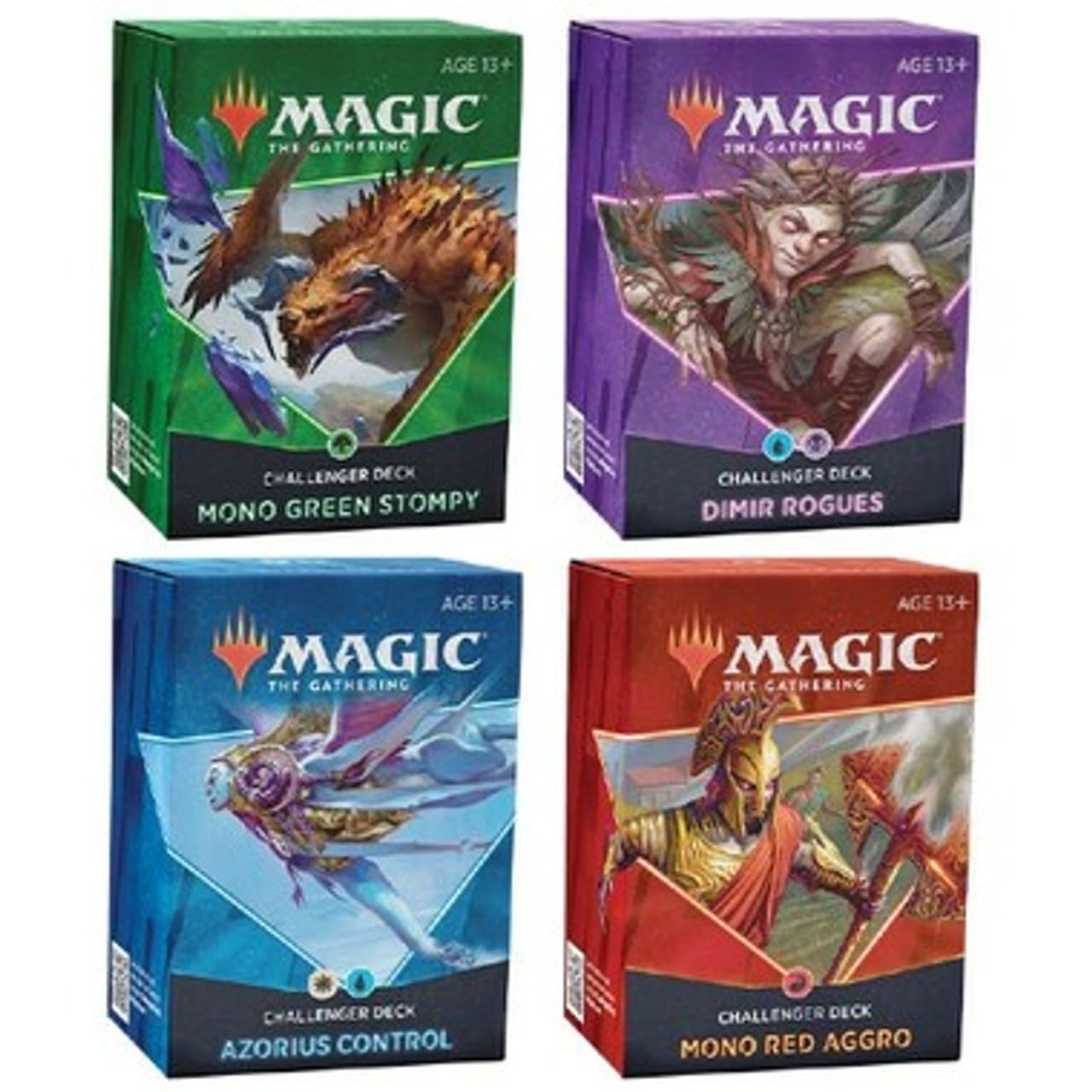 MTG Magic Challenger Deck 2021 - Complete Set of All 4 Decks | Official Wizards of The Coast | Standard Format Ready | Perfect for Competitive Play & Casual Gaming