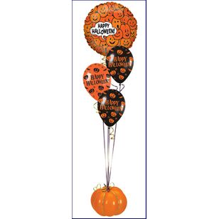 Halloween Pumpkin Bouquet - Handmade Fall Floral Arrangement for Home Decor, Thanksgiving Centerpiece, and Autumn Party Decorations