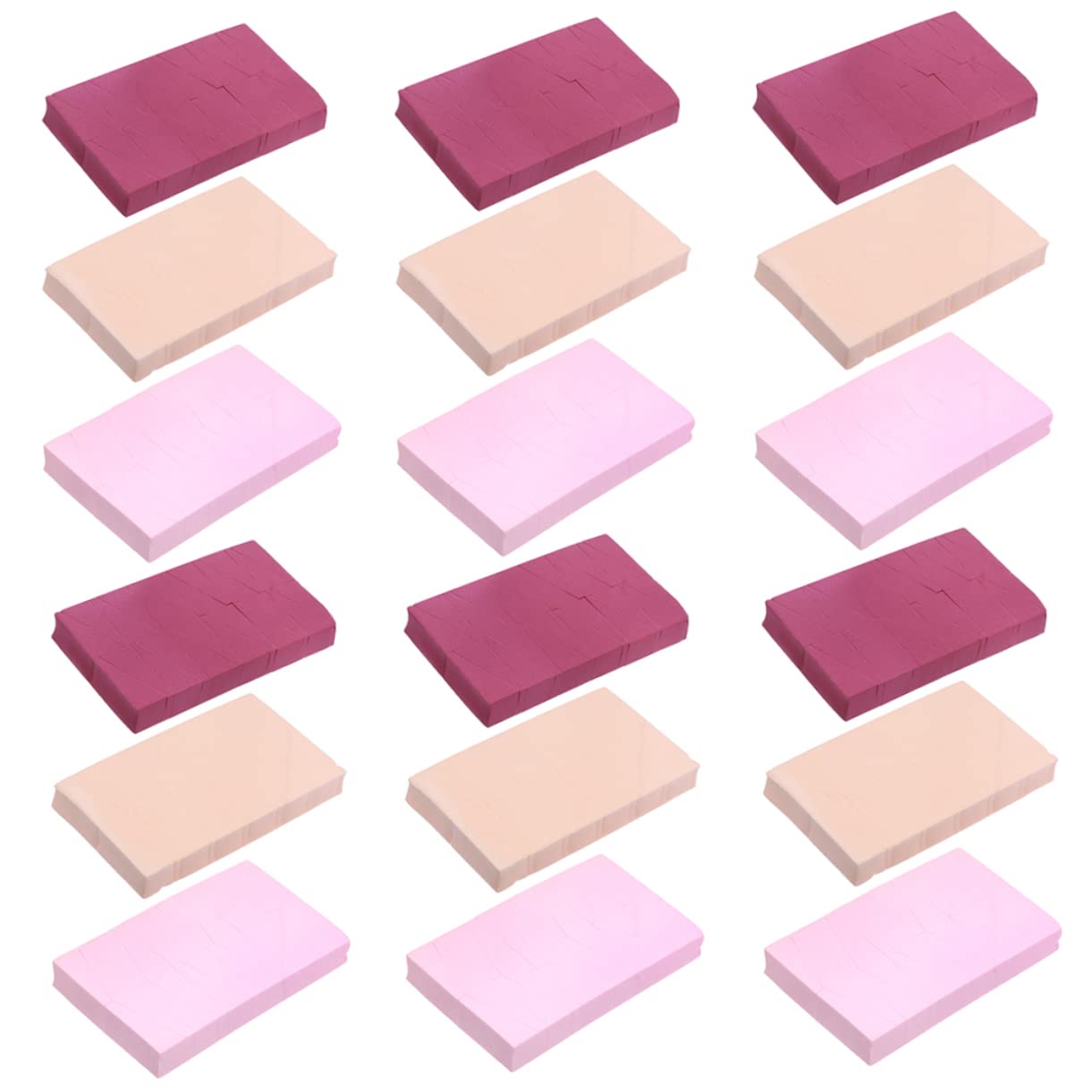 FOMIYES 8-Piece Triangle Makeup Sponge Set - Latex-Free Beauty Blenders, Powder Puffs & Air Cushion Sponges for Flawless Foundation & Body Makeup Application | Perfect for Professional Makeup Artists & Home Use