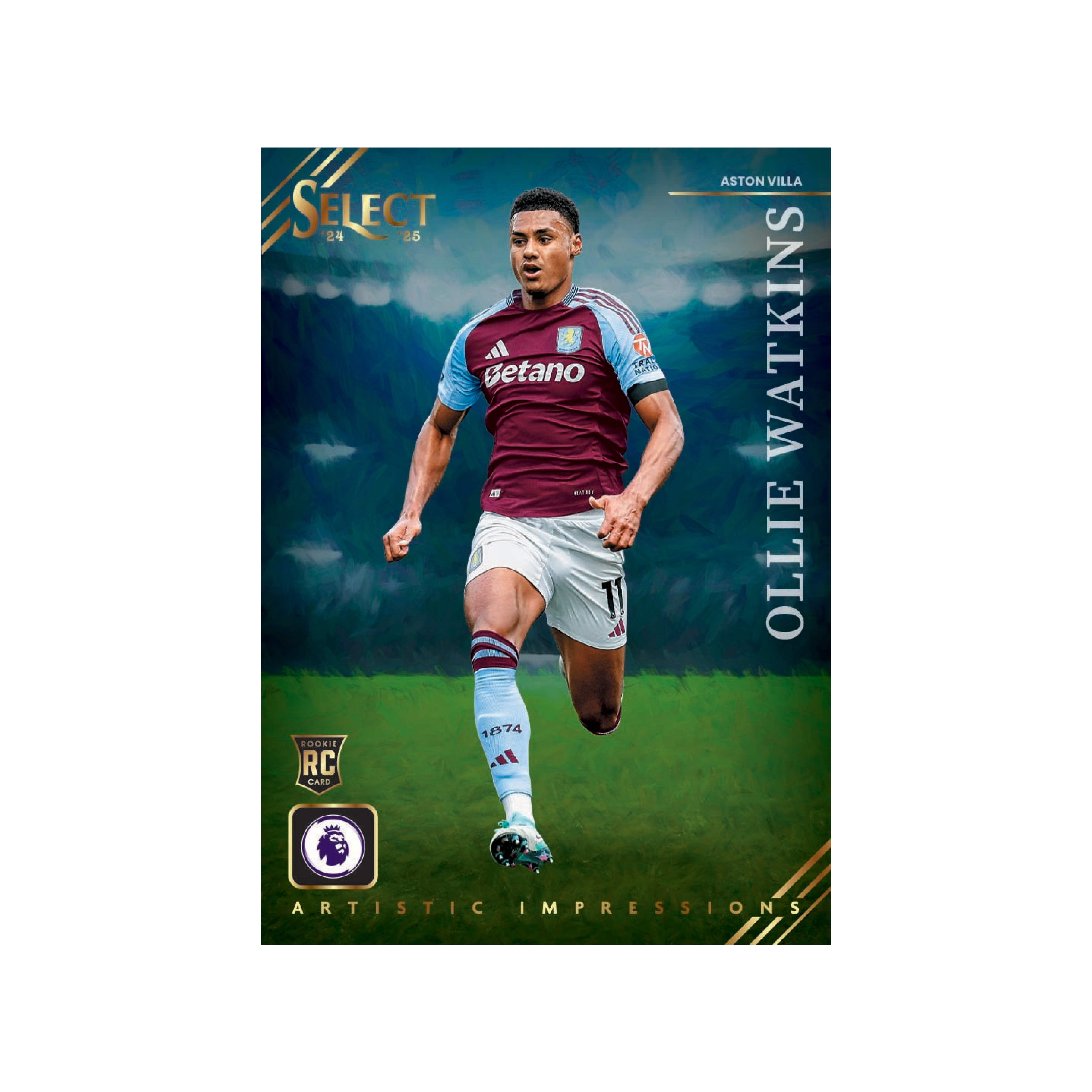 Panini Select Premier League 2024-25 Hobby Box - Official Soccer Trading Cards Collection - Perfect for Collectors, Investors & Fantasy Football Fans