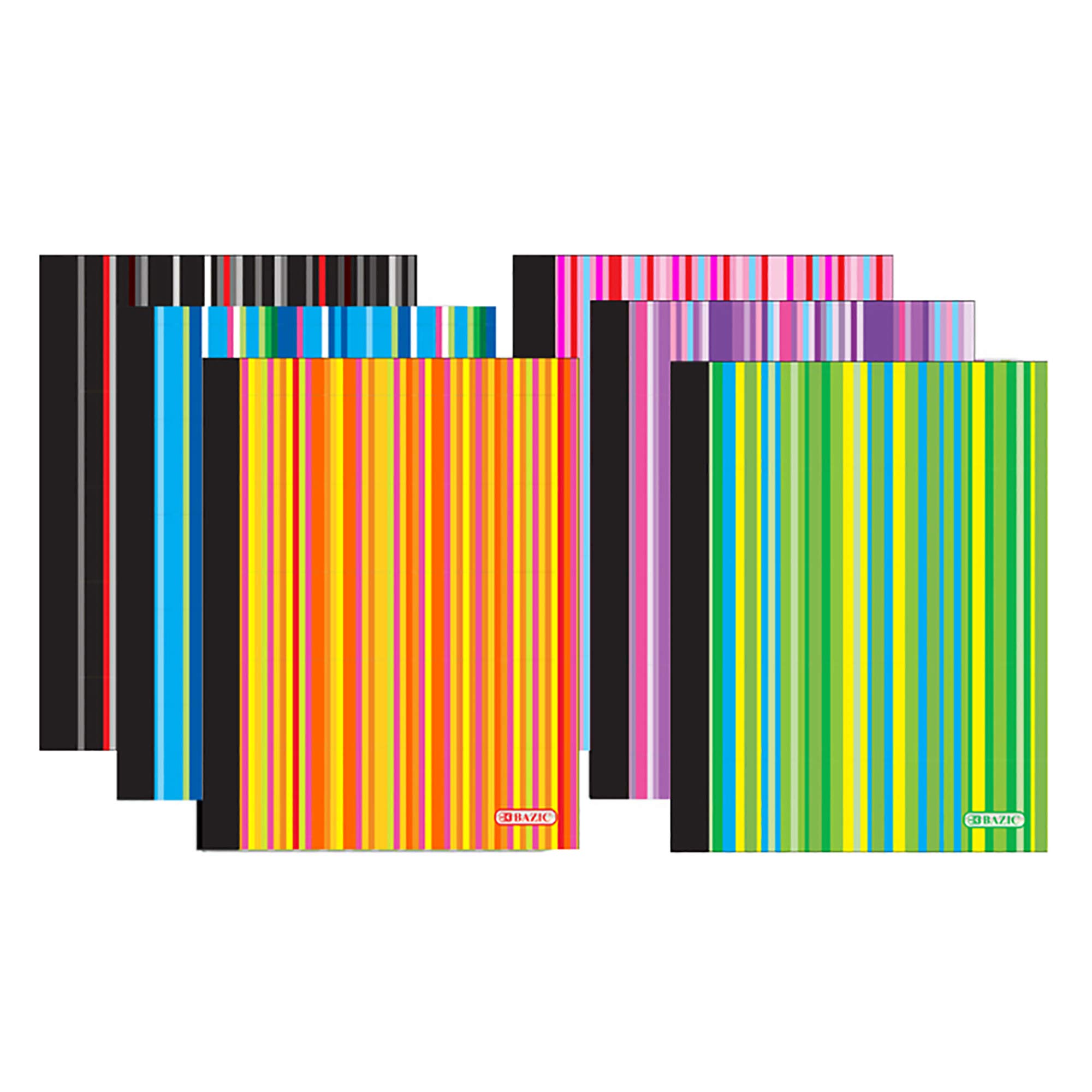 BAZIC 100-Sheet College Ruled Composition Notebook, 48-Pack Assorted Colors - Durable Writing Journals for School, Office & Note Taking | Perfect for Students, Professionals & Daily Organization
